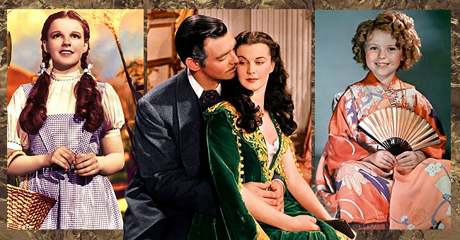  Judy Garland as Dorothy Gale in 'The Wizard of Oz', 1939, Clark Gable and Vivien Leigh in 'Gone with the Wind', 1939 & Shirley Temple circa 1940 | | Sources: Getty Images