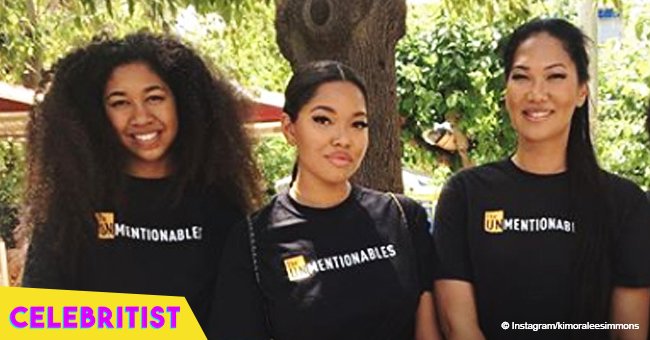 Kimora Lee Simmons' daughters look amazing in clothes designed by their mom