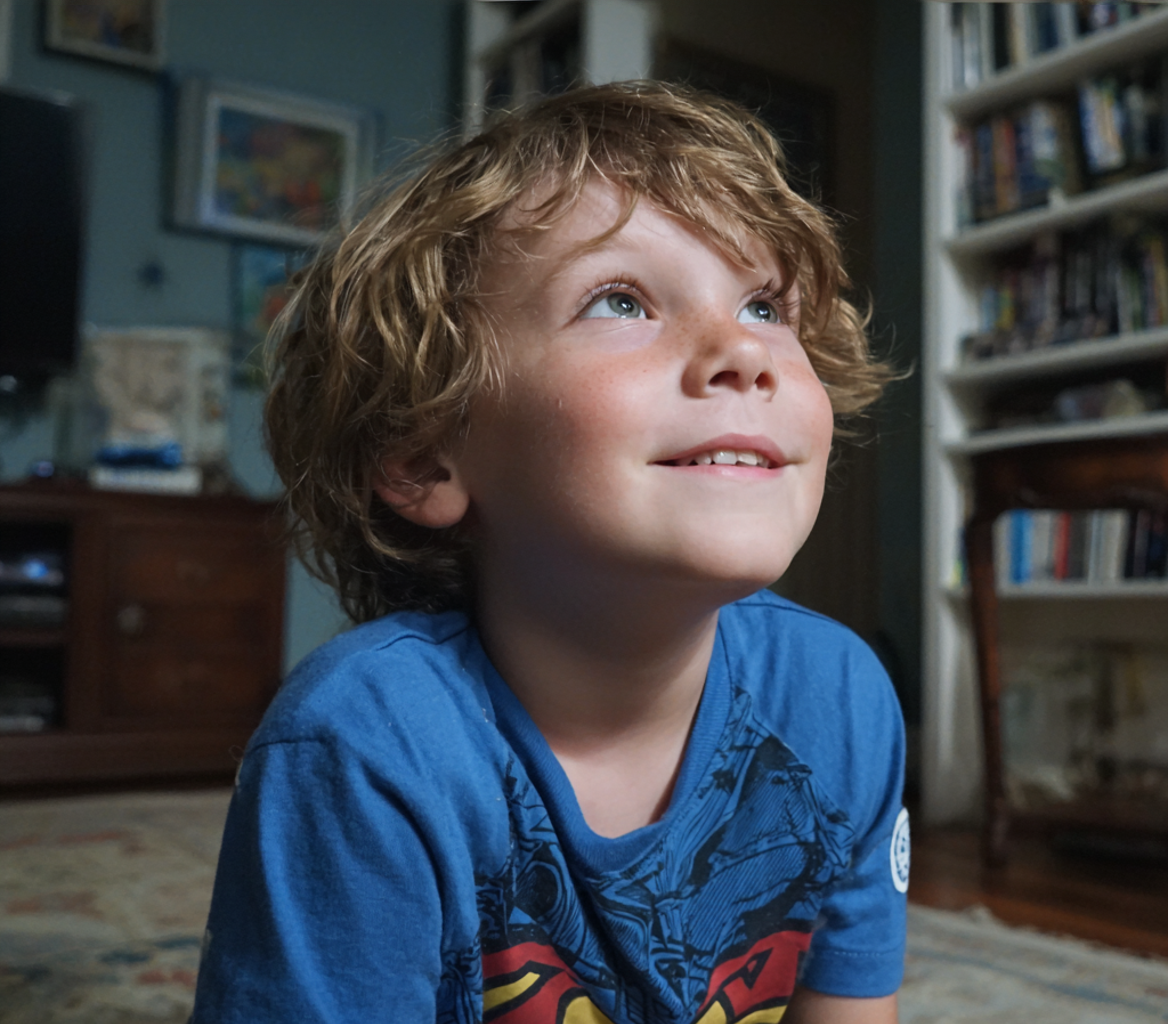 A smiling little boy | Source: Midjourney