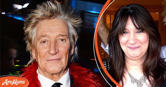 Sir Rod Stewart at the Bloomberg x Vanity Fair Climate Exchange gala dinner on December 11, 2018. [Left] | Photo of Rod Stewart's daughter, Streeter. [Right] | Photo: Getty Images