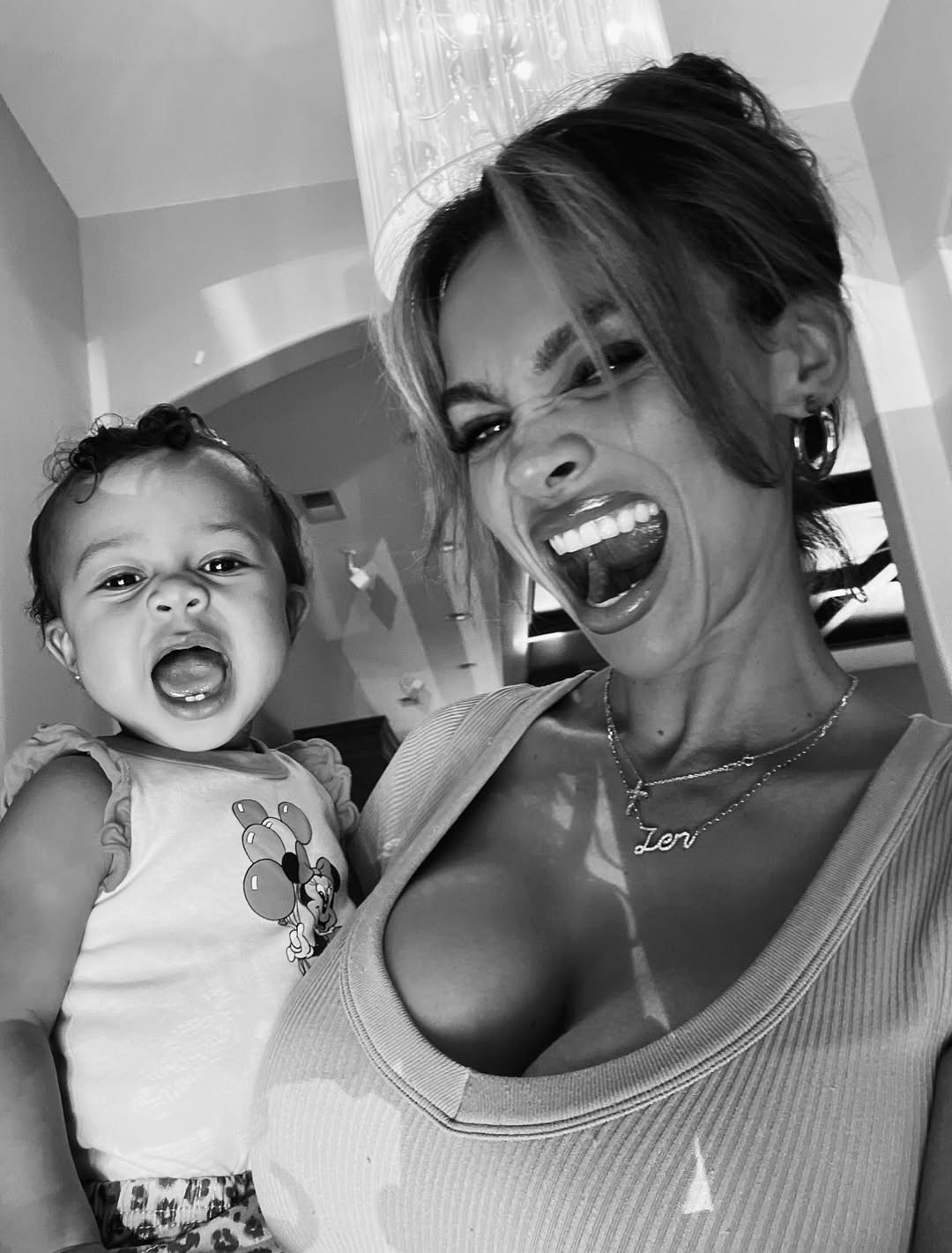 Alyssa Scott and her daughter Halo Cannon from a post dated August 1, 2025. | Source: Instagram/itsalyssaemm