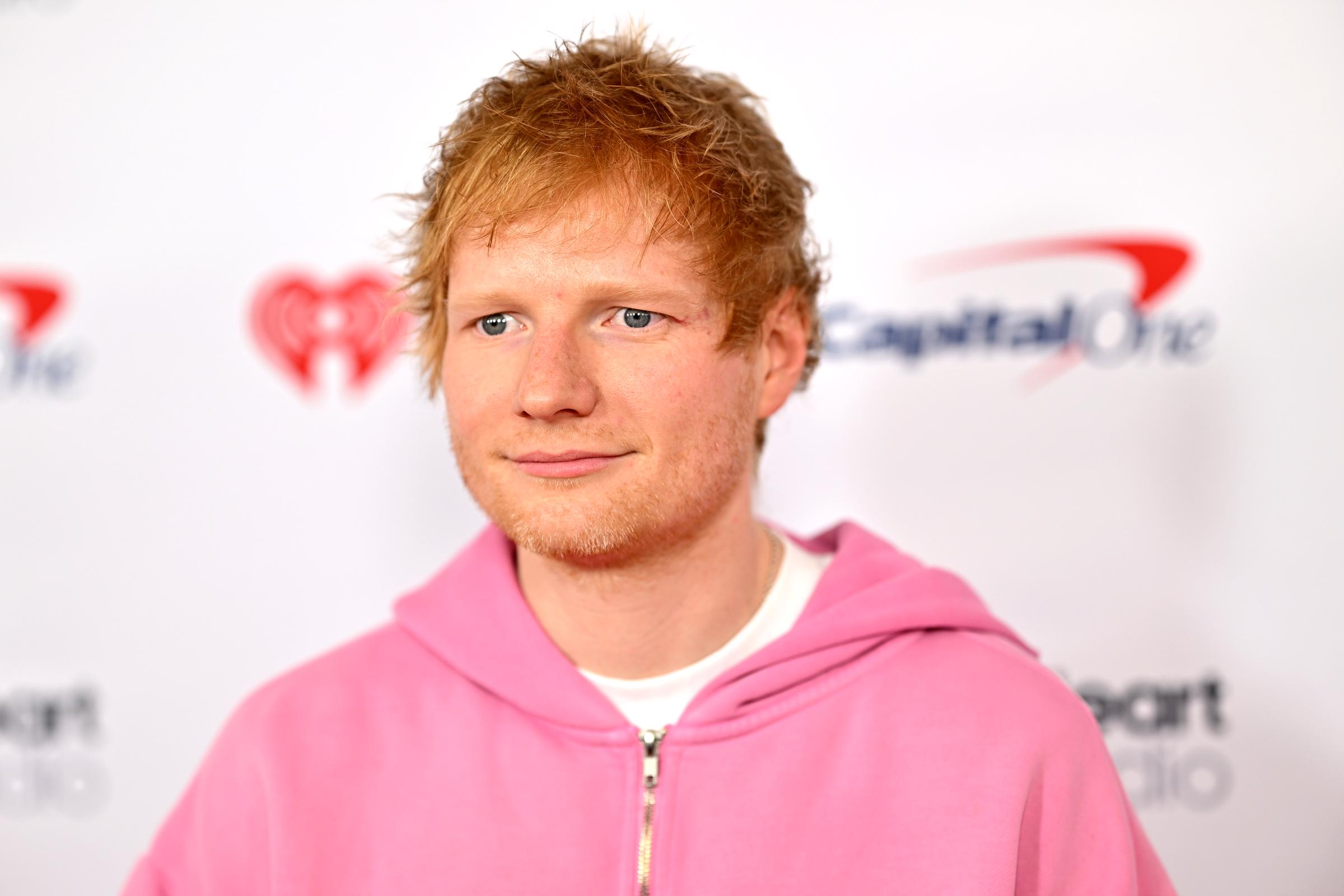Ed Sheeran at Z100's iHeartRadio Jingle Ball 2025 on 12 December in New York, United States. | Source: Getty Images