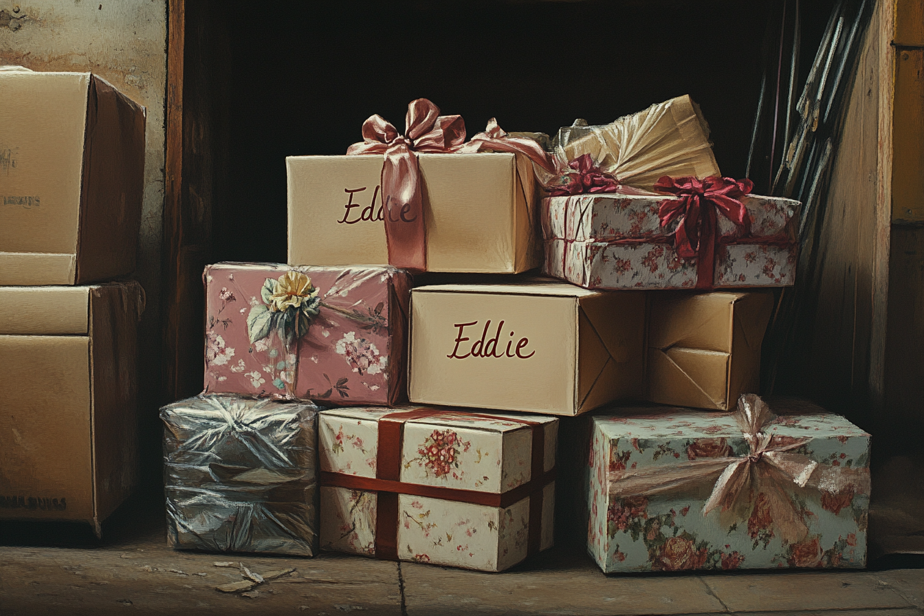 A pile of gift-wrapped boxes | Source: Midjourney