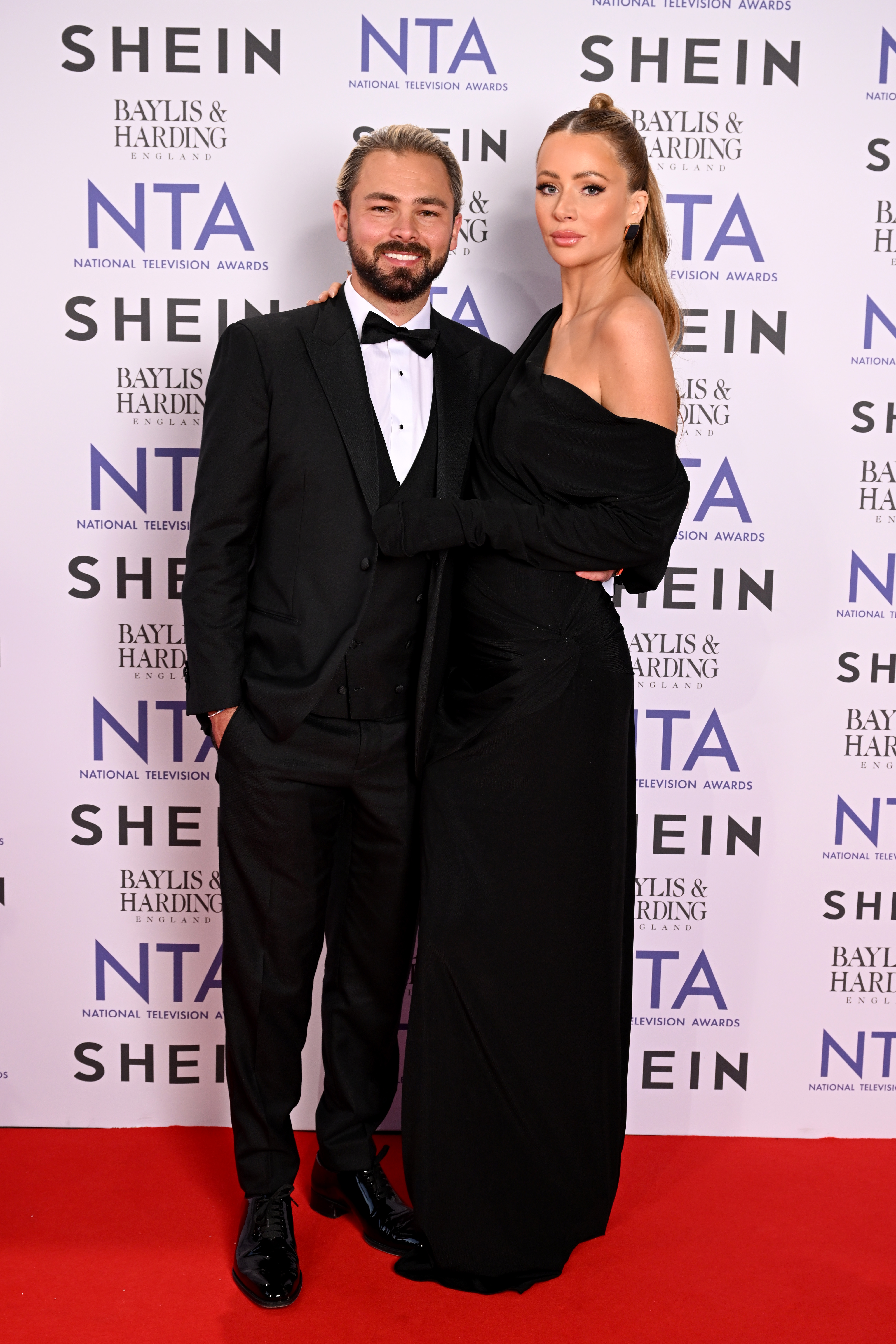 Bradley Dack and Olivia Attwood attend the NTAs 2024 at The O2 Arena on 11 September in London, England. | Source: Getty Images