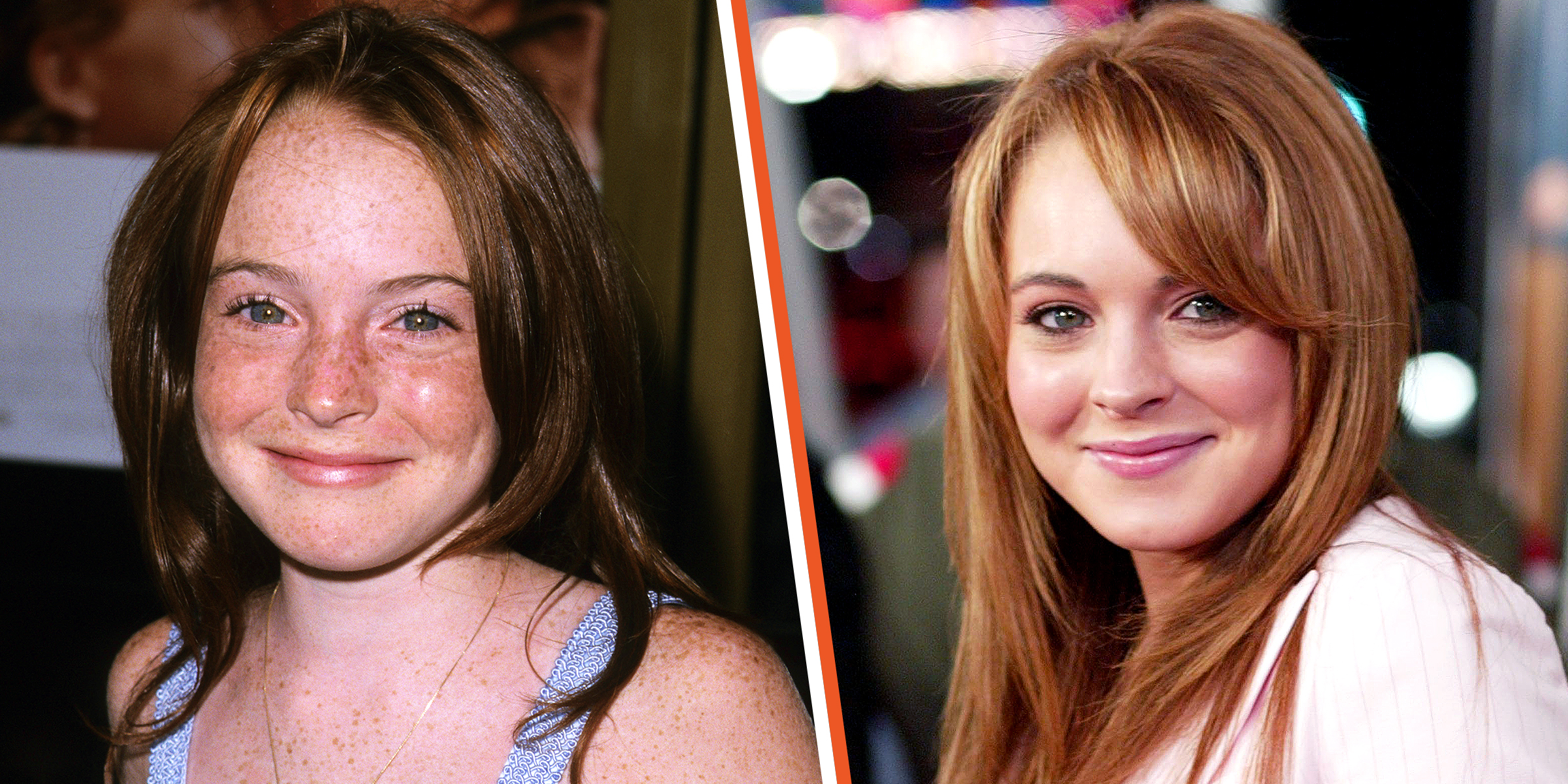 Lindsay Lohan, 1998 | Lindsay Lohan, 2003 | Source: Getty Images