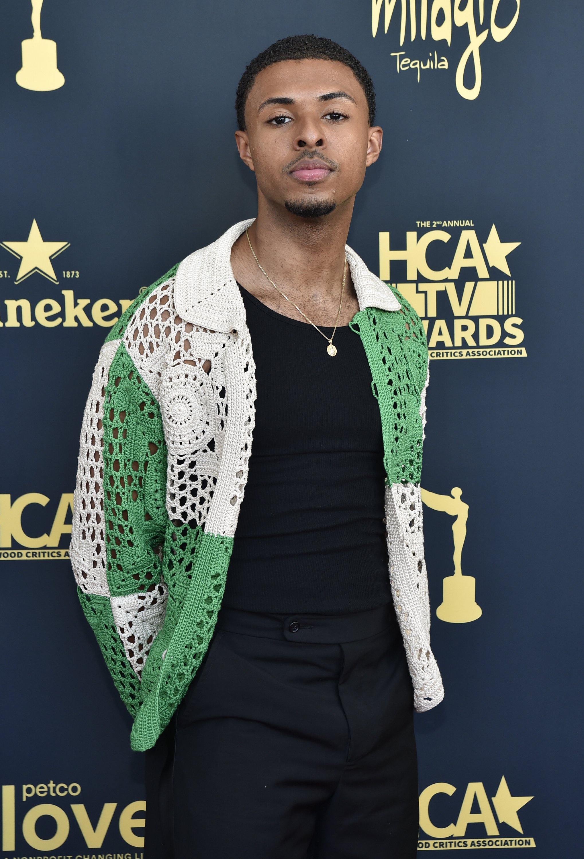 Diggy Simmons attends the Red Carpet of the 2nd Annual HCA TV Awards at The Beverly Hilton on August 13, 2022, in Beverly Hills, California. | Source: Getty Images