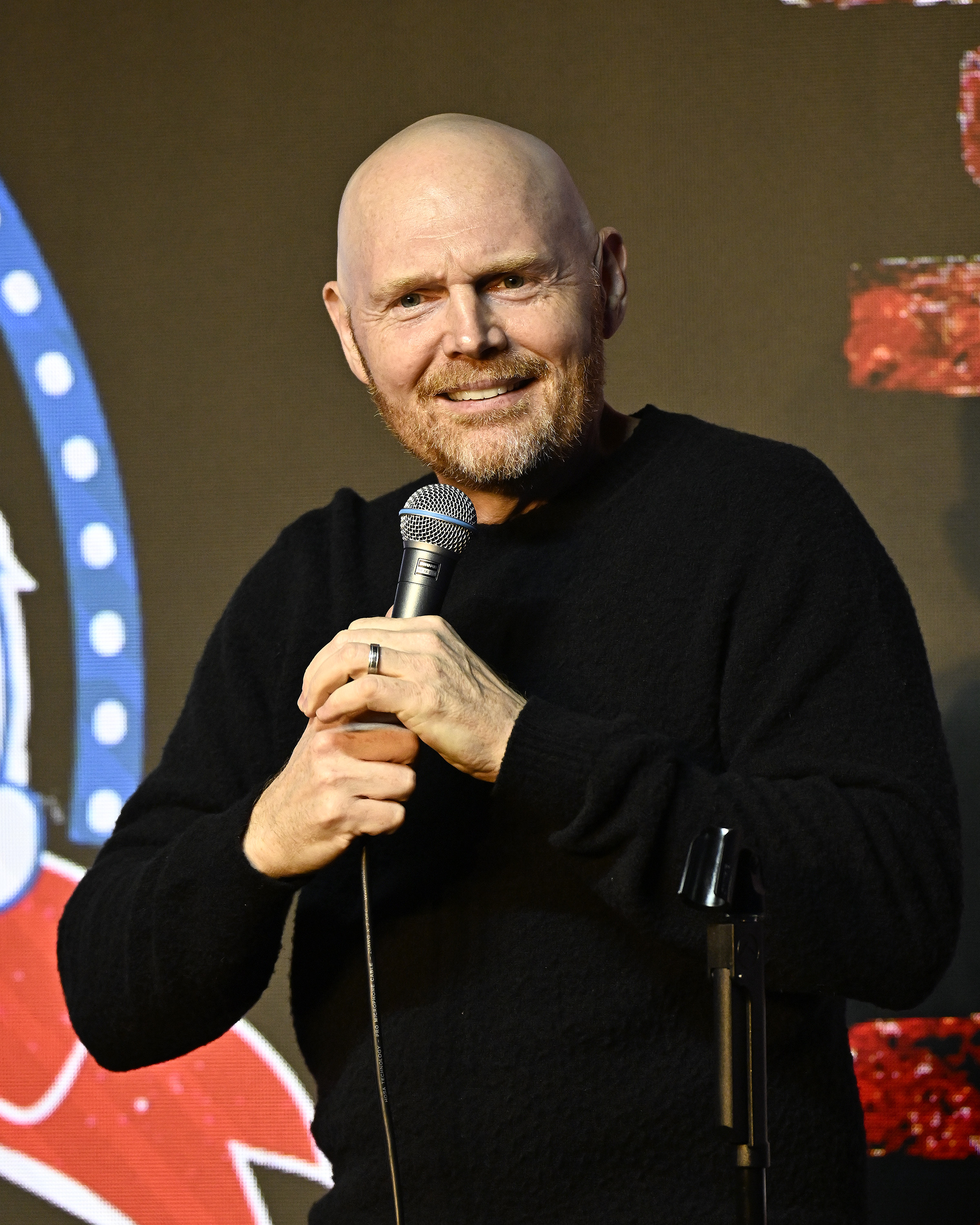 Bill Burr performs at the Dusted Company Comedy Show at The Ice House Comedy Club on December 27, 2023, in Pasadena, California. | Source: Getty Images