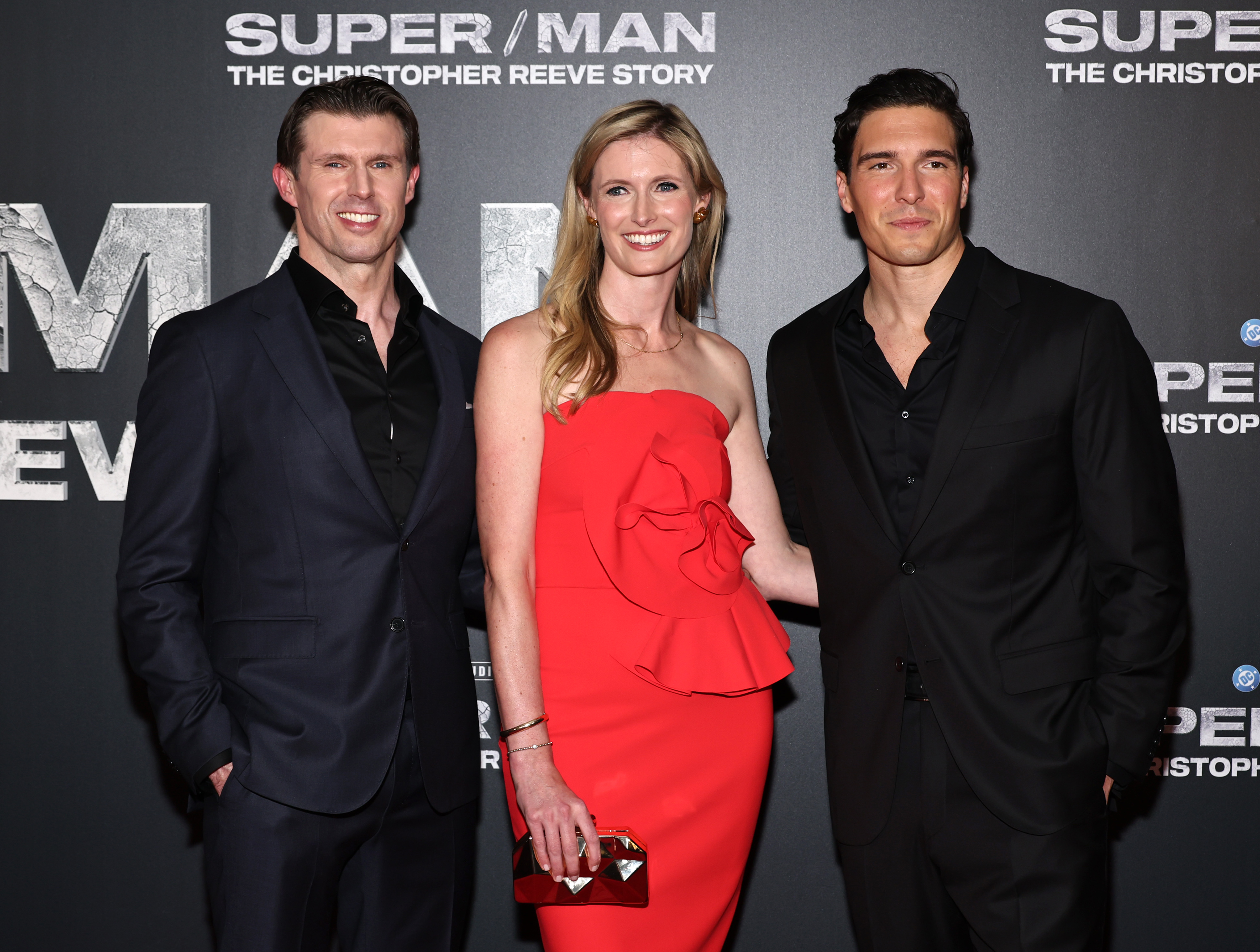 Matthew, Alexandra, and Will Reeve attend the "Super/Man: The Christopher Reeve Story" New York premiere at the Museum of Modern Art on September 18, 2024, in New York City. | Source: Getty Images