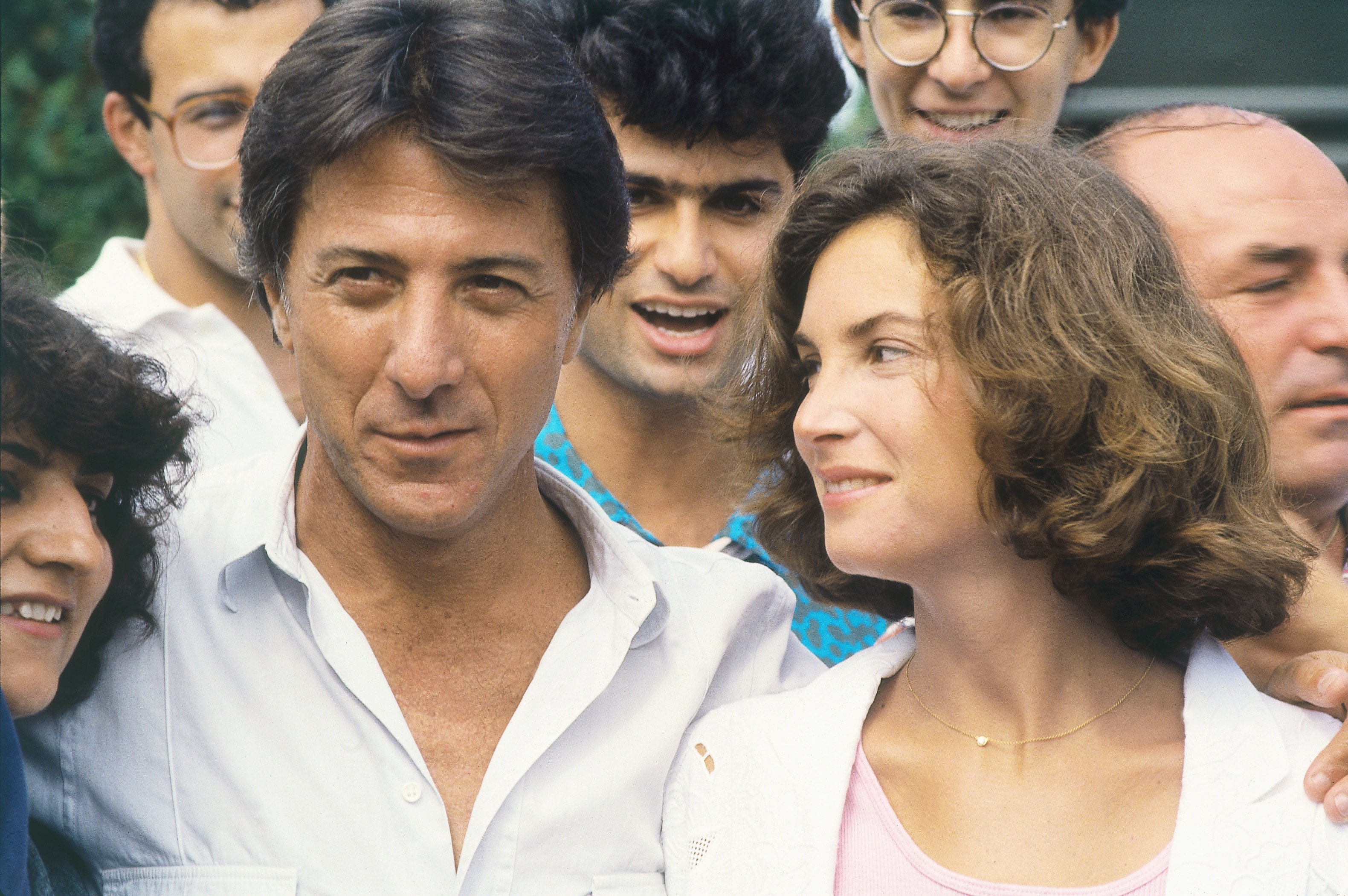 Dustin Hoffman and his wife Lisa Hoffman in the 1980s | Source: Getty Images