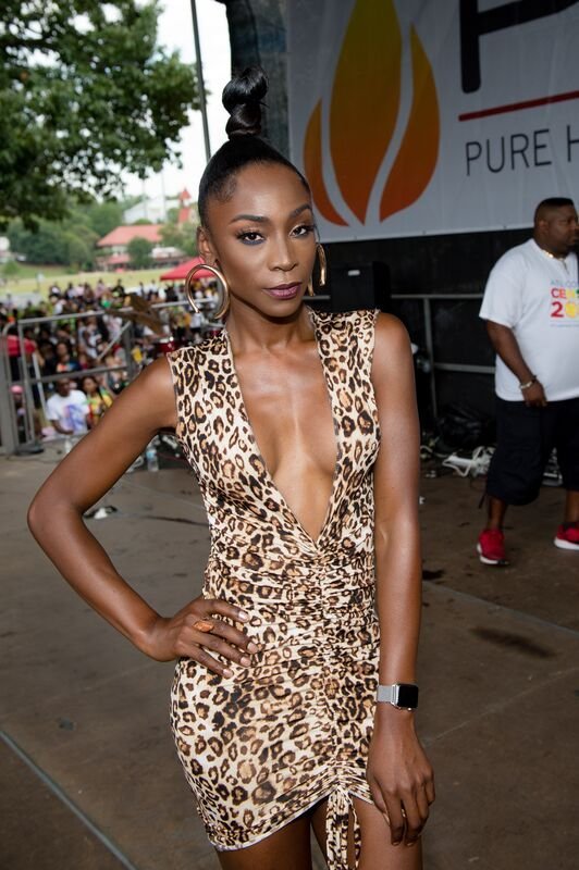 Angelica Ross poses for a picture while at an outdoor festival | Source: Getty Images/GlobalImagesUkraine
