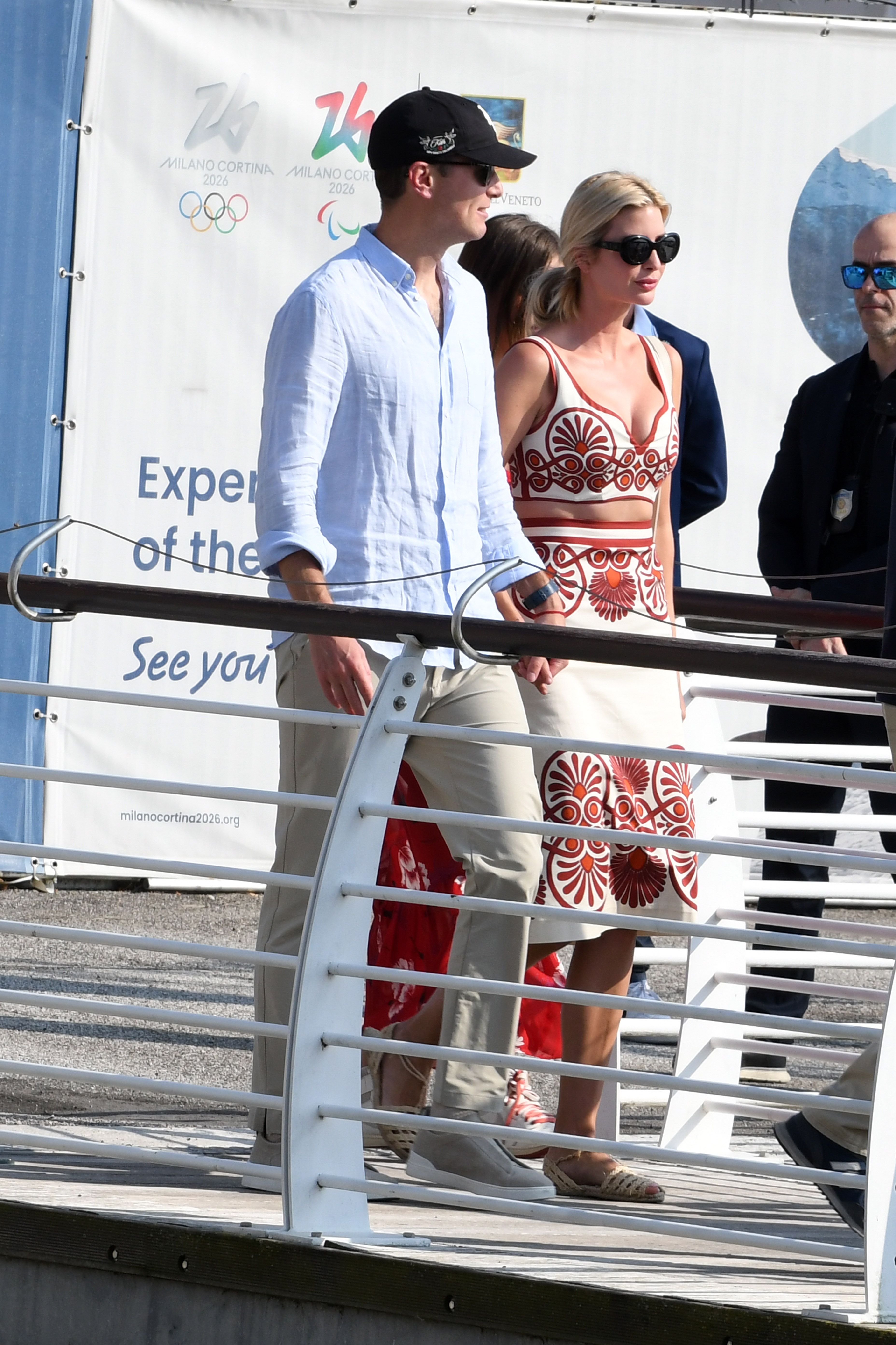 Jared Kushner and Ivanka Trump at Venice Marco Polo airport in Italy on June 24, 2025. | Source: Getty Images