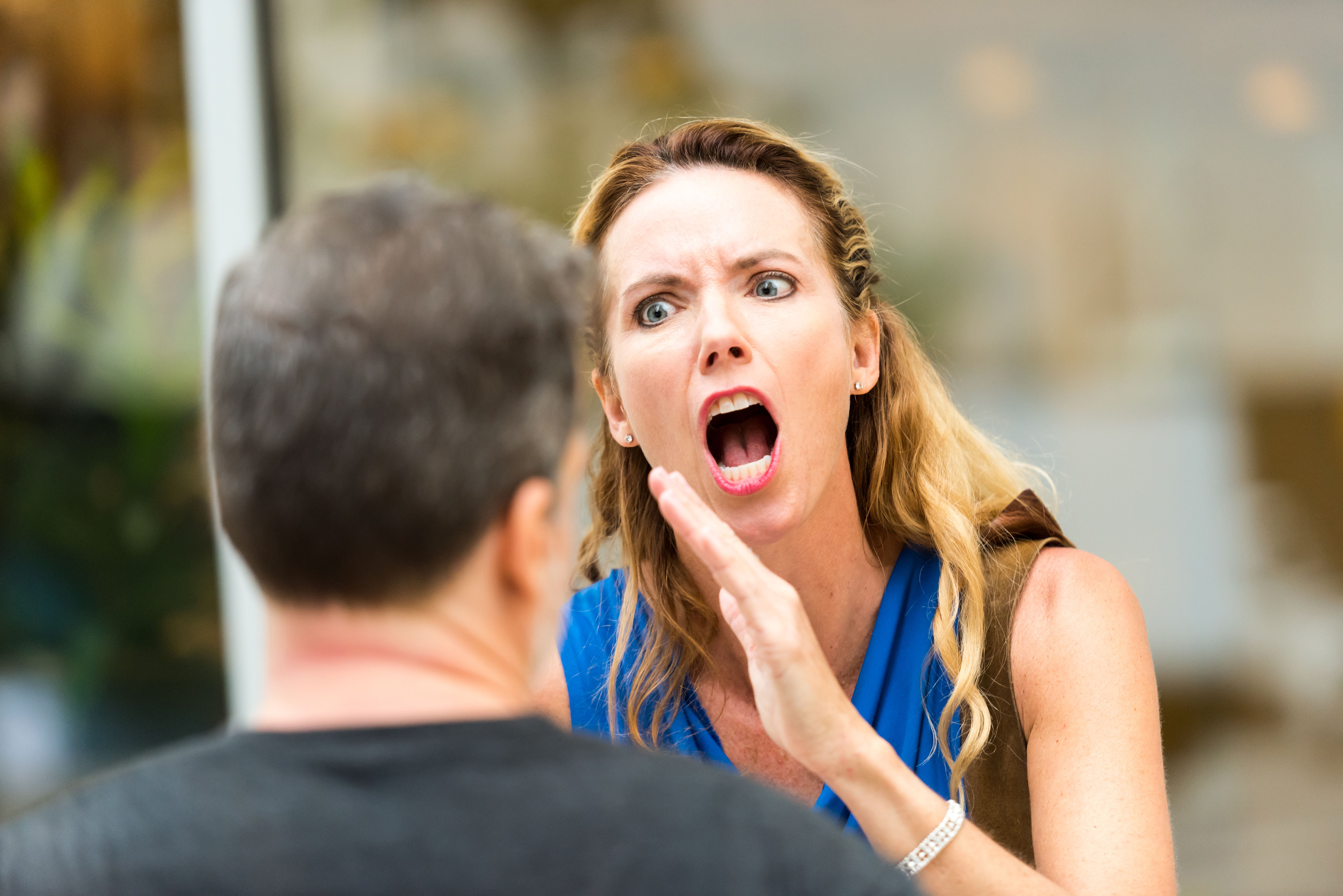 A woman screming | Source: Getty Images