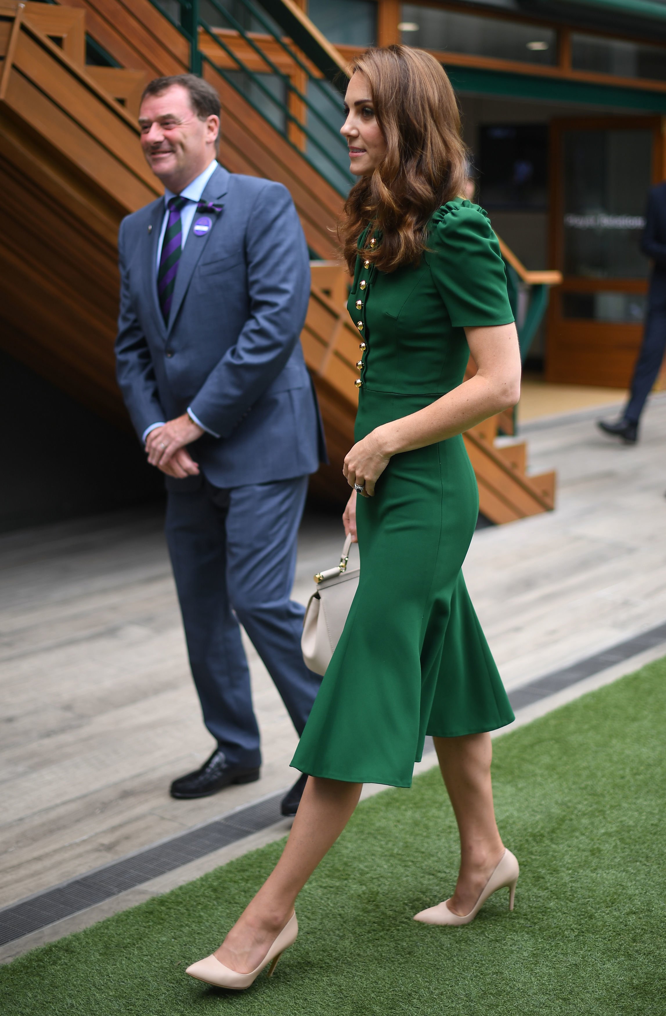 Kate Middleton à la finale du simple dames. l Source : Getty Images