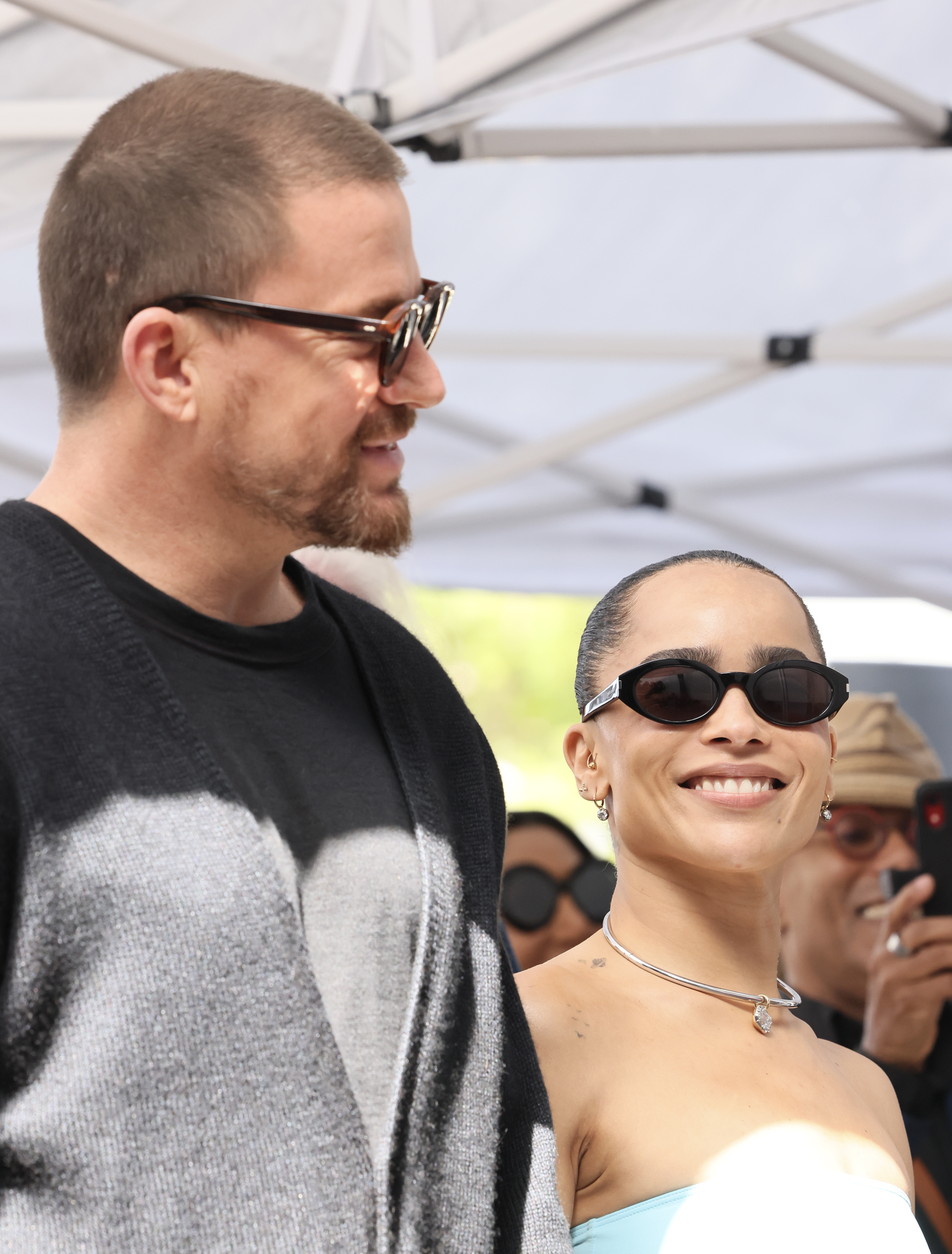 Channing Tatum and Zoë Kravitz at an event in Hollywood, California on March 12, 2024 | Source: Getty Images