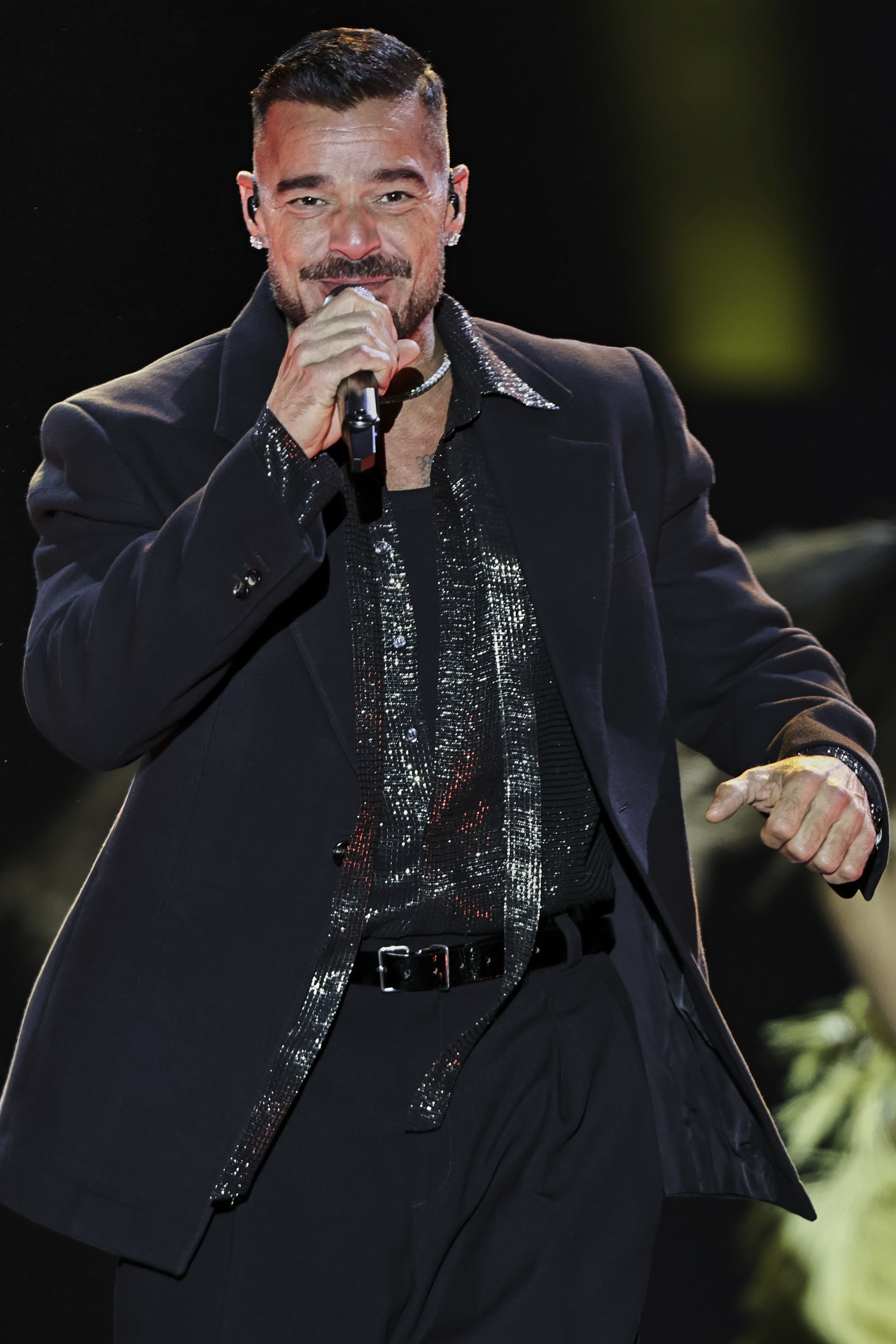Ricky Martin performs during a concert at Estadio Fray Nano on March 14, 2026, in Mexico City, Mexico. | Source: Getty Images