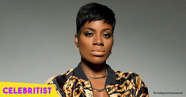 Fantasia steals the show in white top and plaid maxi skirt in recent photo