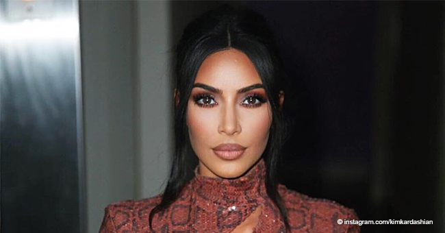 Kim Kardashian Flaunts Enviable Curves as She Dazzles Passersby in a Sheer Sparkling Bodysuit