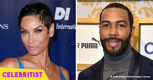 Nicole Murphy starts up talk by sharing photo with Omari Hardwick touching her face