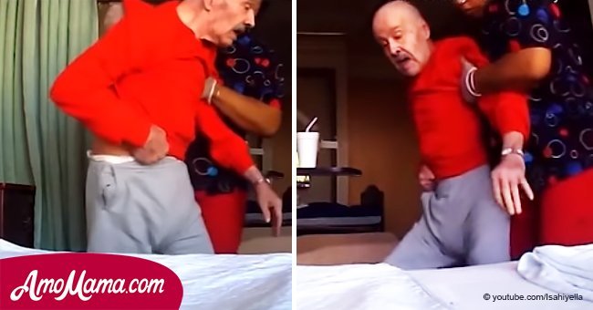 Hidden camera captured horrifying abuse of wheelchair bound old man by cruel nurses