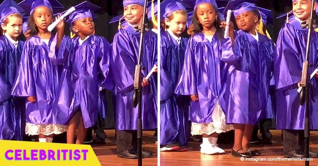 Precocious 5-year-old girl goes viral after busting out dance moves during her pre-K graduation