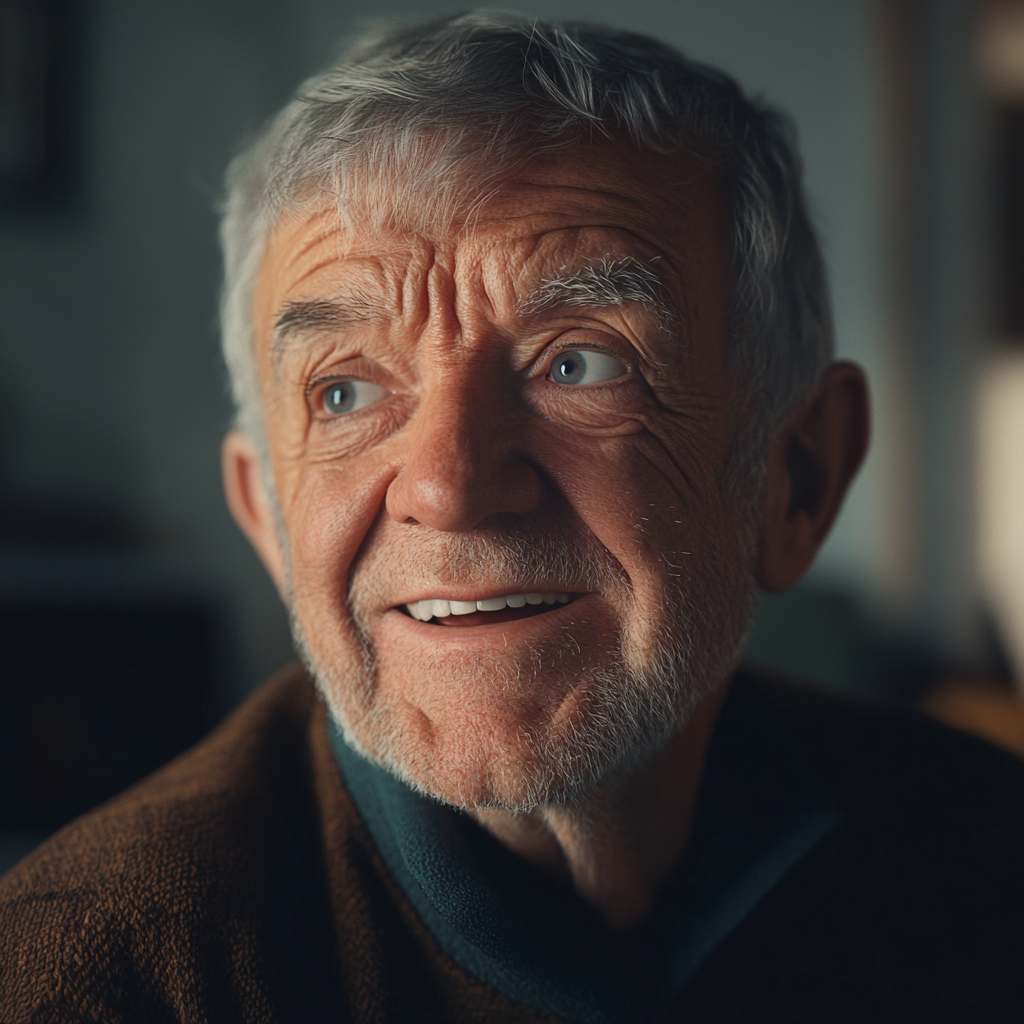 A smiling older man | Source: Midjourney