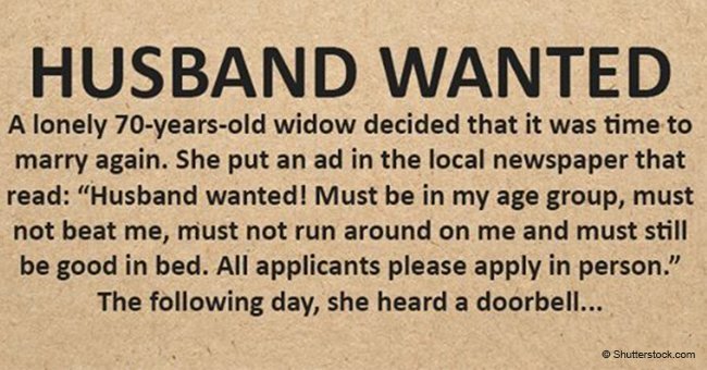 70-year-old widow wants to marry again and posts hilarious ad in the paper