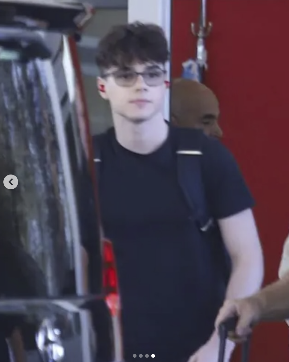 Screenshot of one of Ricky Martin's sons from a post dated April 14, 2026. | Source: Instagram/holausa