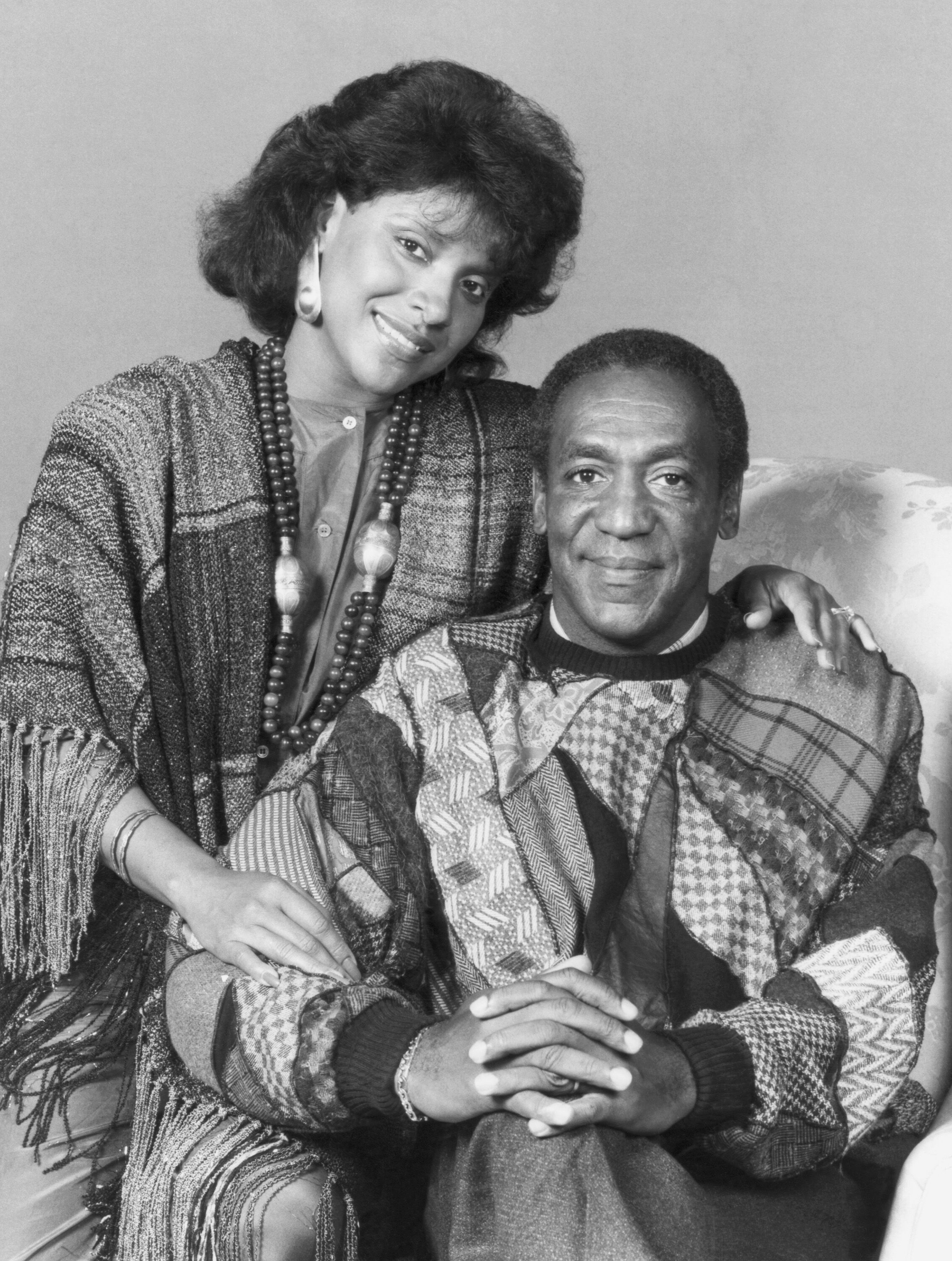  Phylicia Rashad as Clair Hanks Huxtable, Bill Cosby as Dr. Heathcliff 'Cliff' Huxtable in "The Cosby Show" | Source: Getty Images