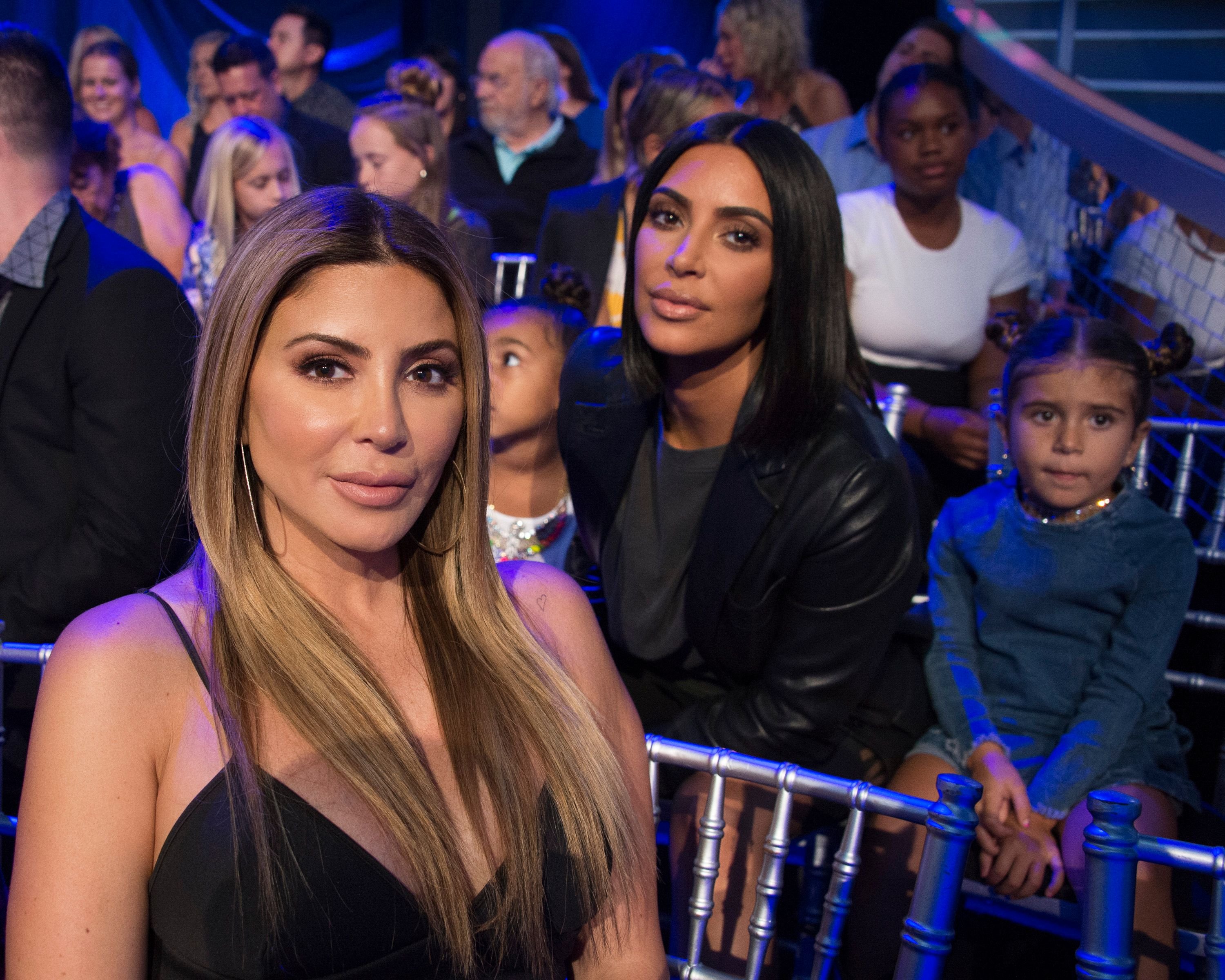 Kim Kardashian and Larsa Pippen at the special two-hour premiere of "Dancing with the Stars: Juniors." | Photo: Getty Images.