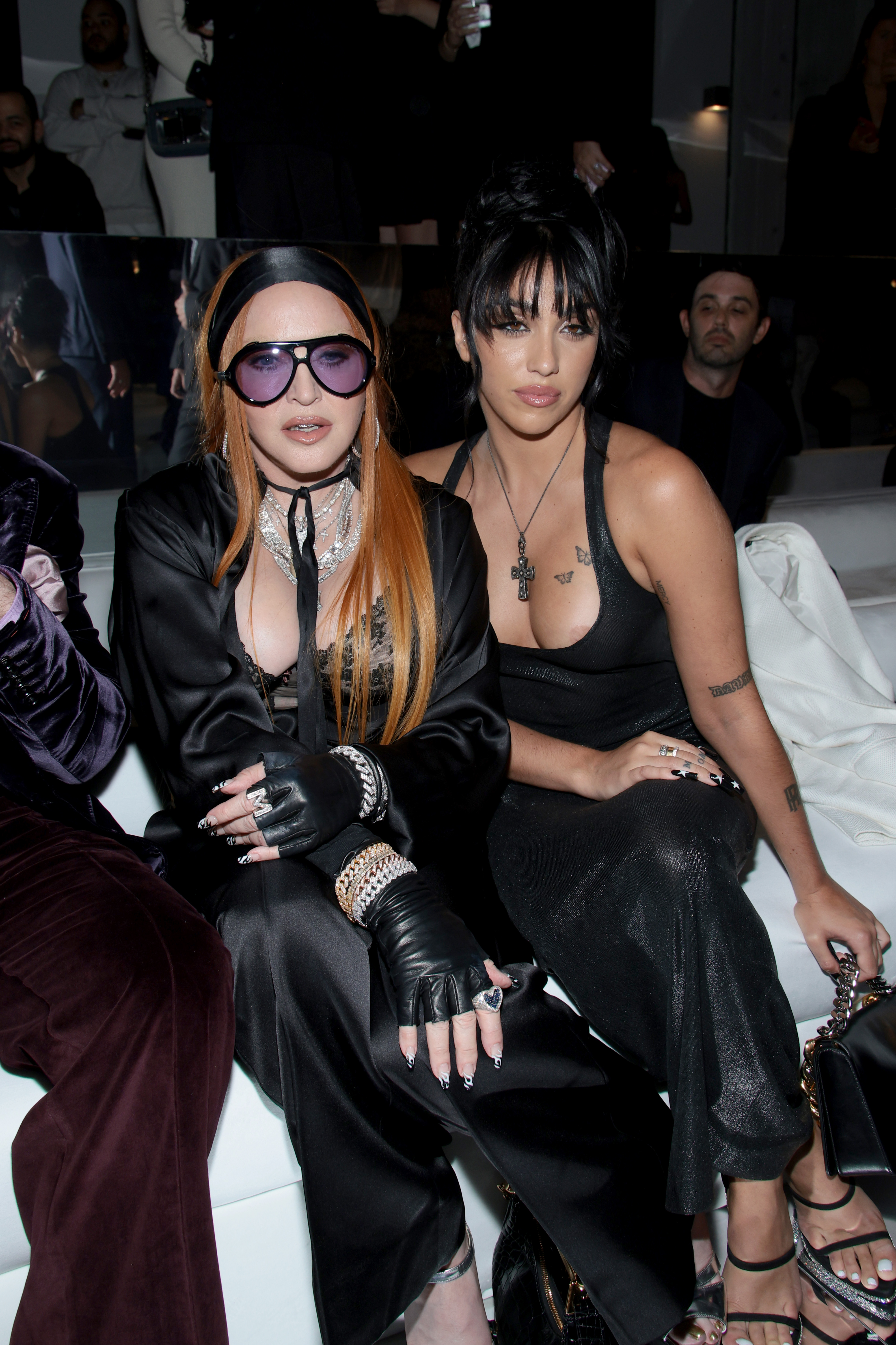 Madonna and Lourdes Leon attend the Tom Ford fashion show during New York Fashion Week on September 14, 2022. | Source: Getty Images