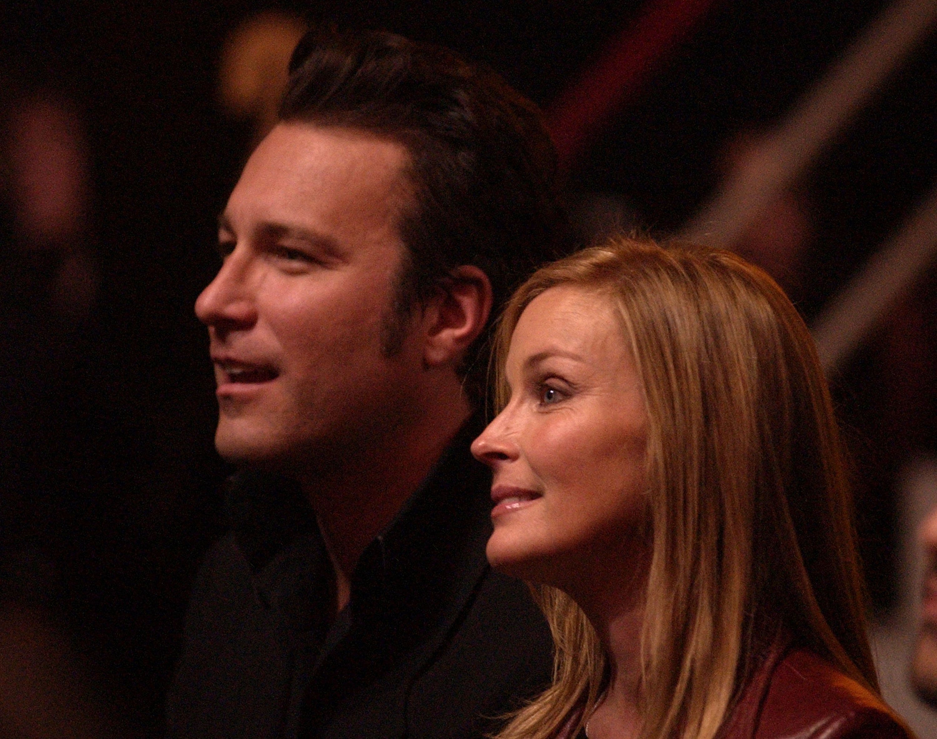 John Corbett and Bo Derek sitting in the audience at the VH1 Big in 2002 Awards. December 4, 2002 | Source: Getty Images 