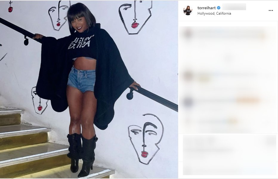 Kevin Hart's ex-wife Torrei Hart showing off her fit body in a new Instagram share | Photo: Instagram/torreihart