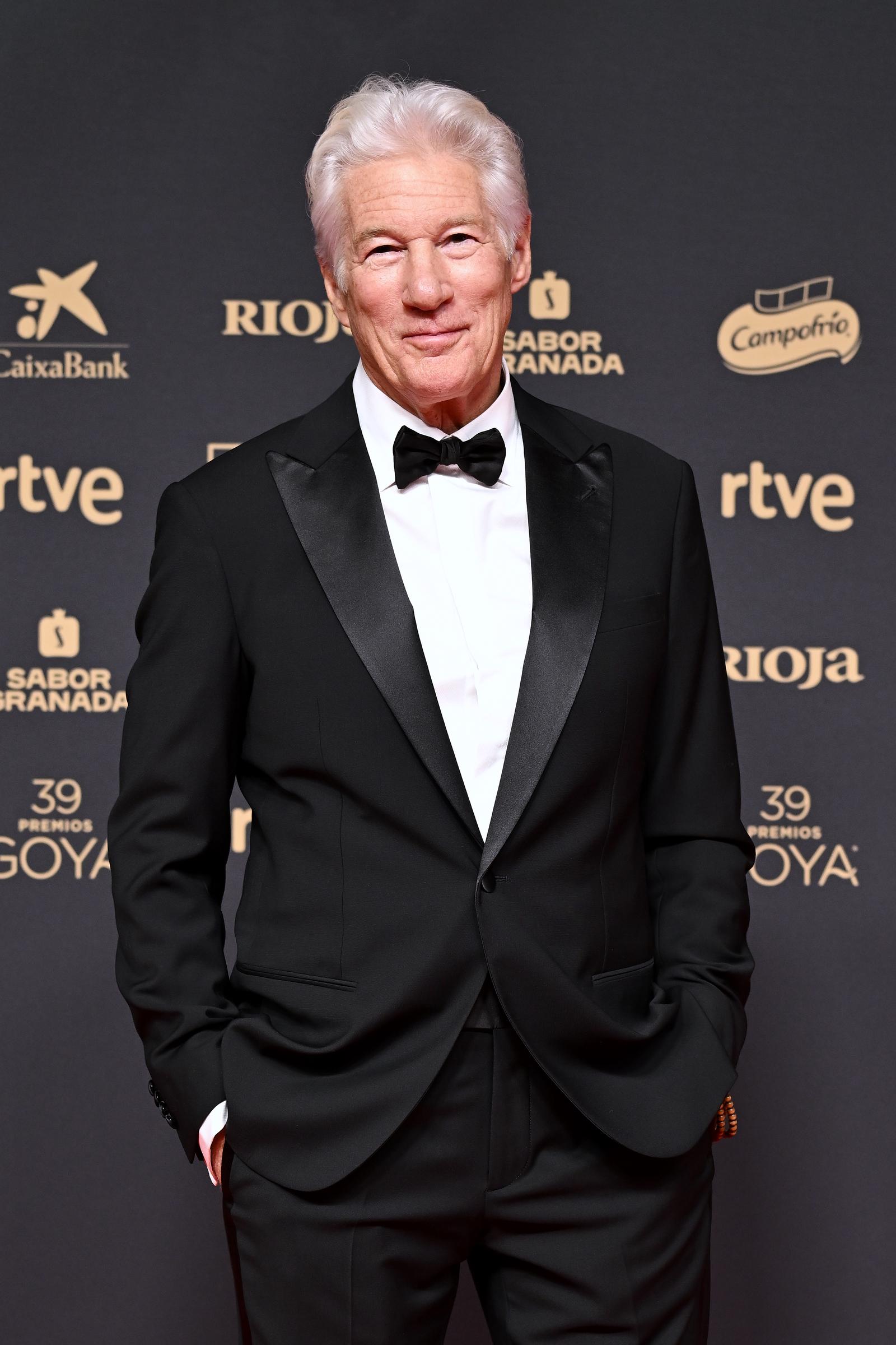 Richard Gere attends the red carpet during Goya Cinema Awards 2025 at the Granada Conference & Exhibition Centre on February 8, 2025, in Granada, Spain | Source: Getty Images