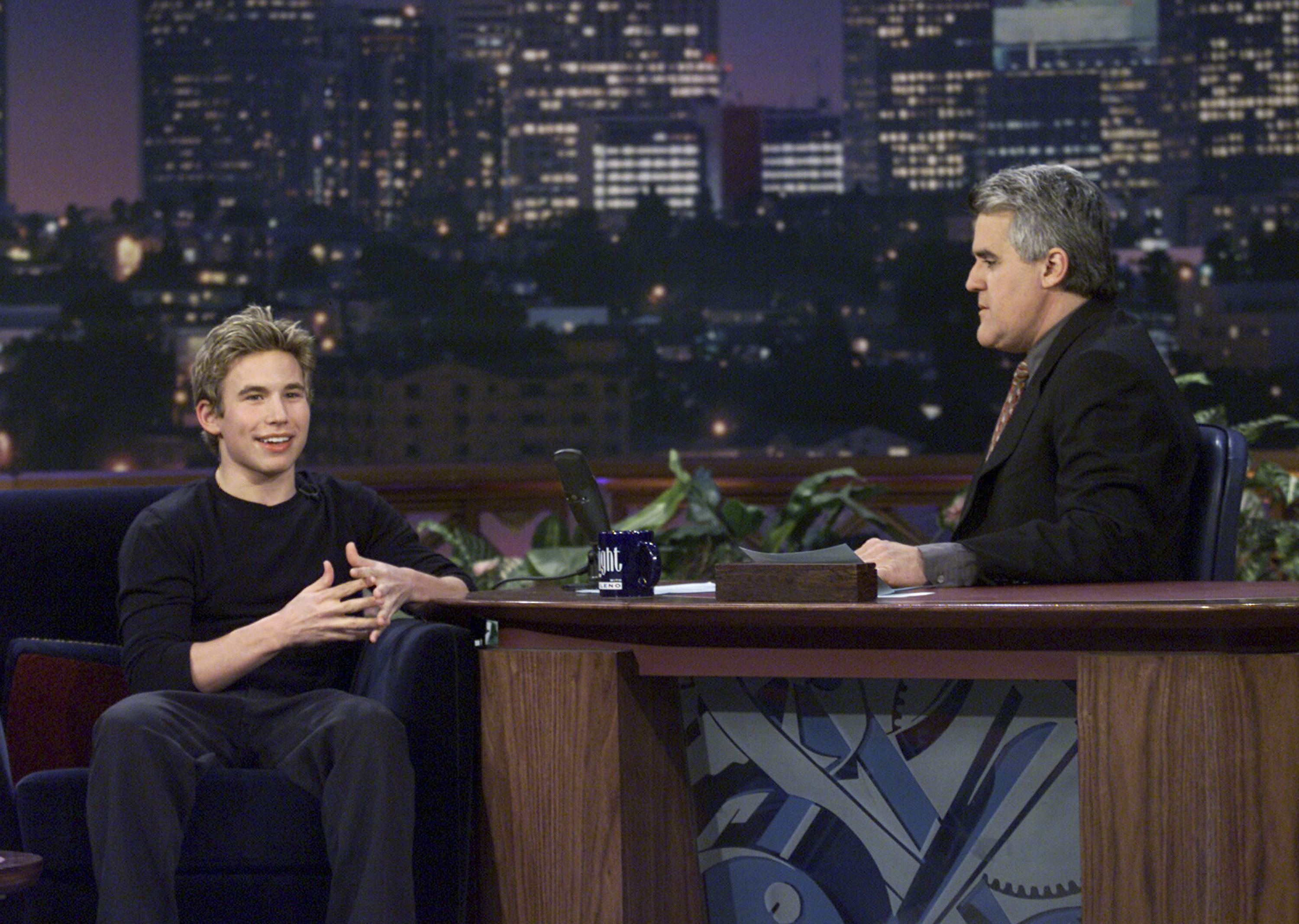 Jonathan Taylor Thomas during an interview on "The Tonight Show with Jay Leno" on January 28, 2000 | Source : Getty Images