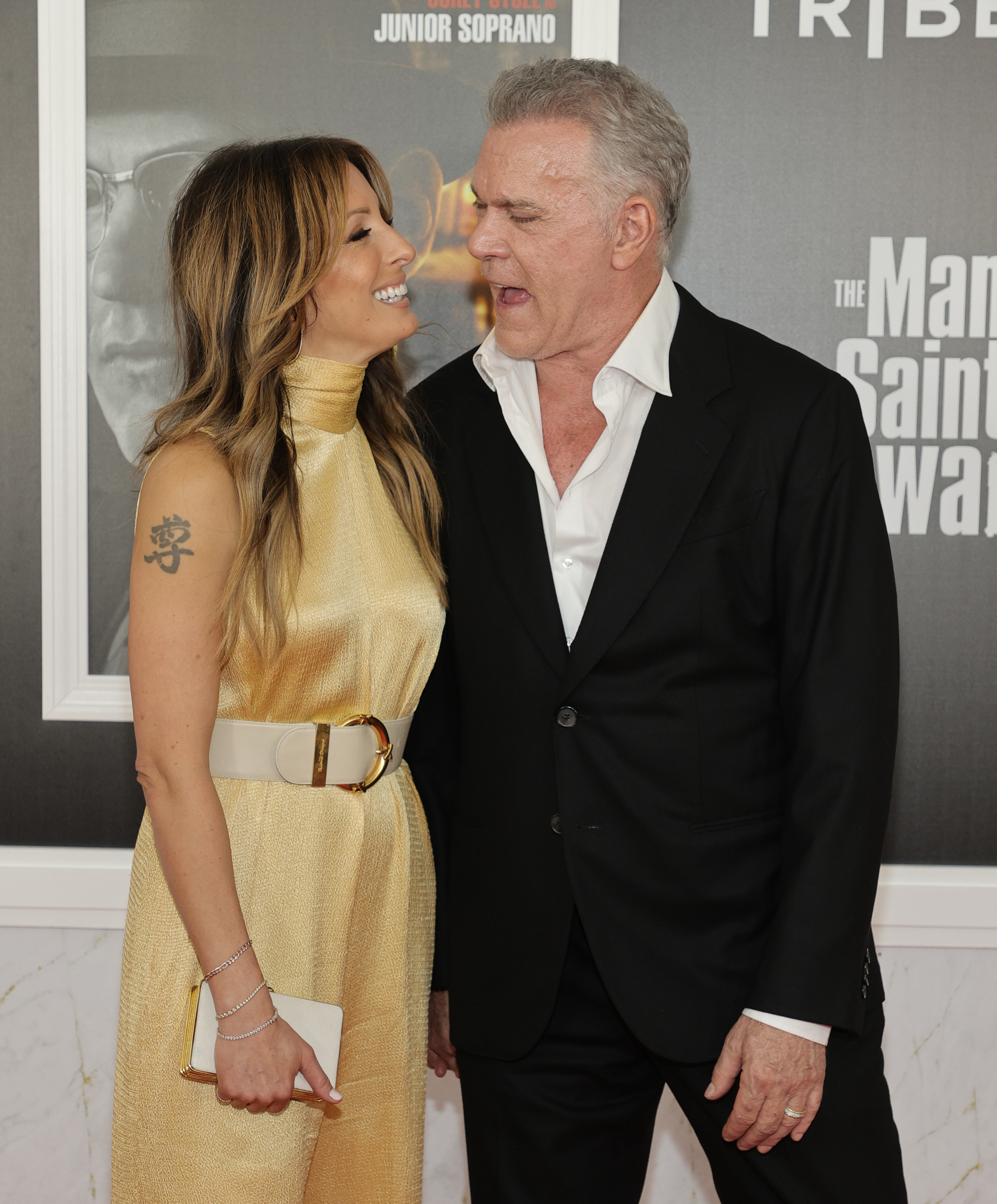 Jacy Nittolo and Ray Liotta at the "The Many Saints Of Newark" Tribeca Fall Preview on September 22, 2021, in New York City | Source: Getty Images