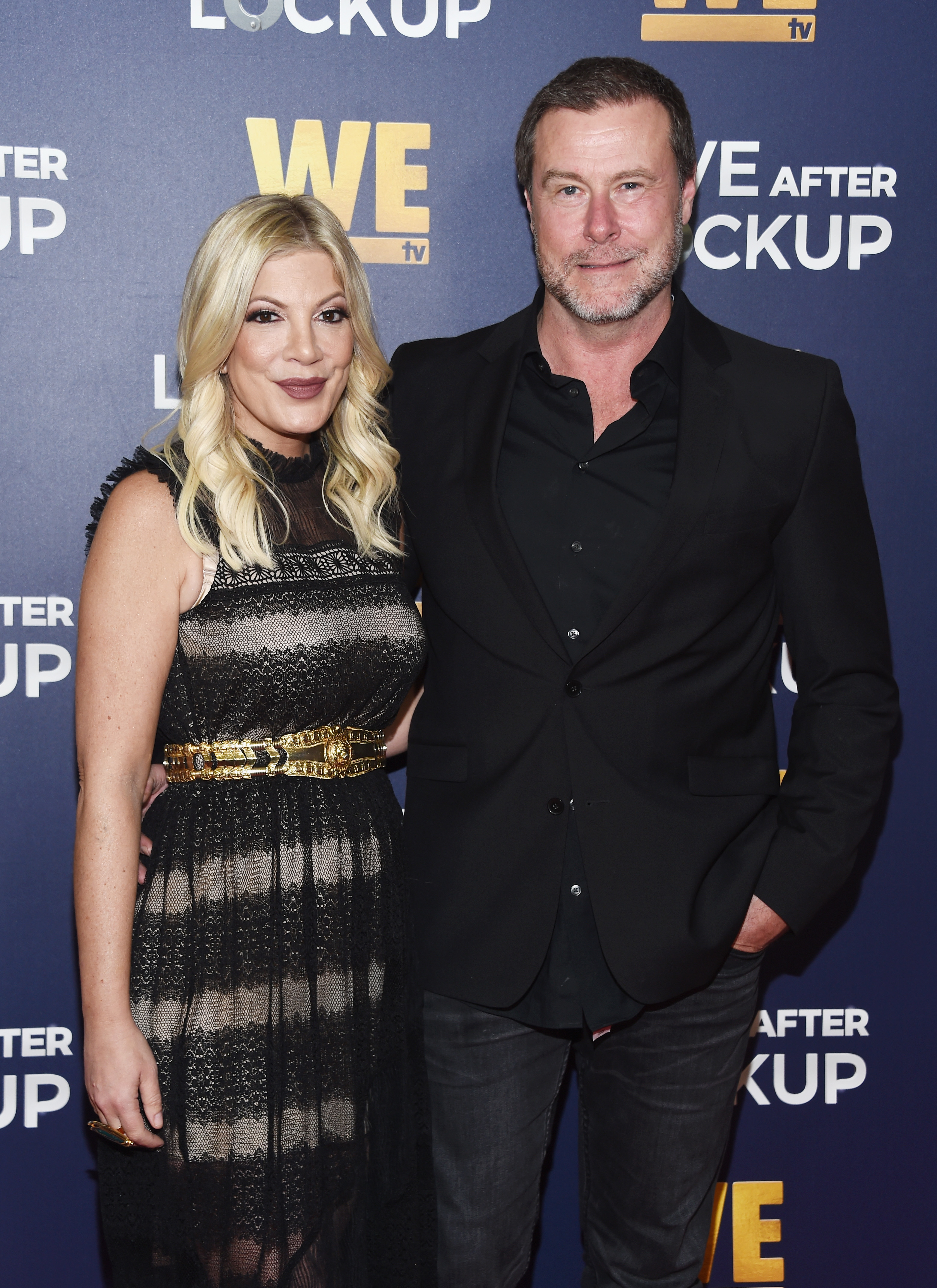 Tori Spelling and Dean McDermott arrive at WE tv's Real Love: Relationship Reality TV's Past, Present & Future event in Beverly Hills, California, on December 11, 2018. | Source: Getty Images