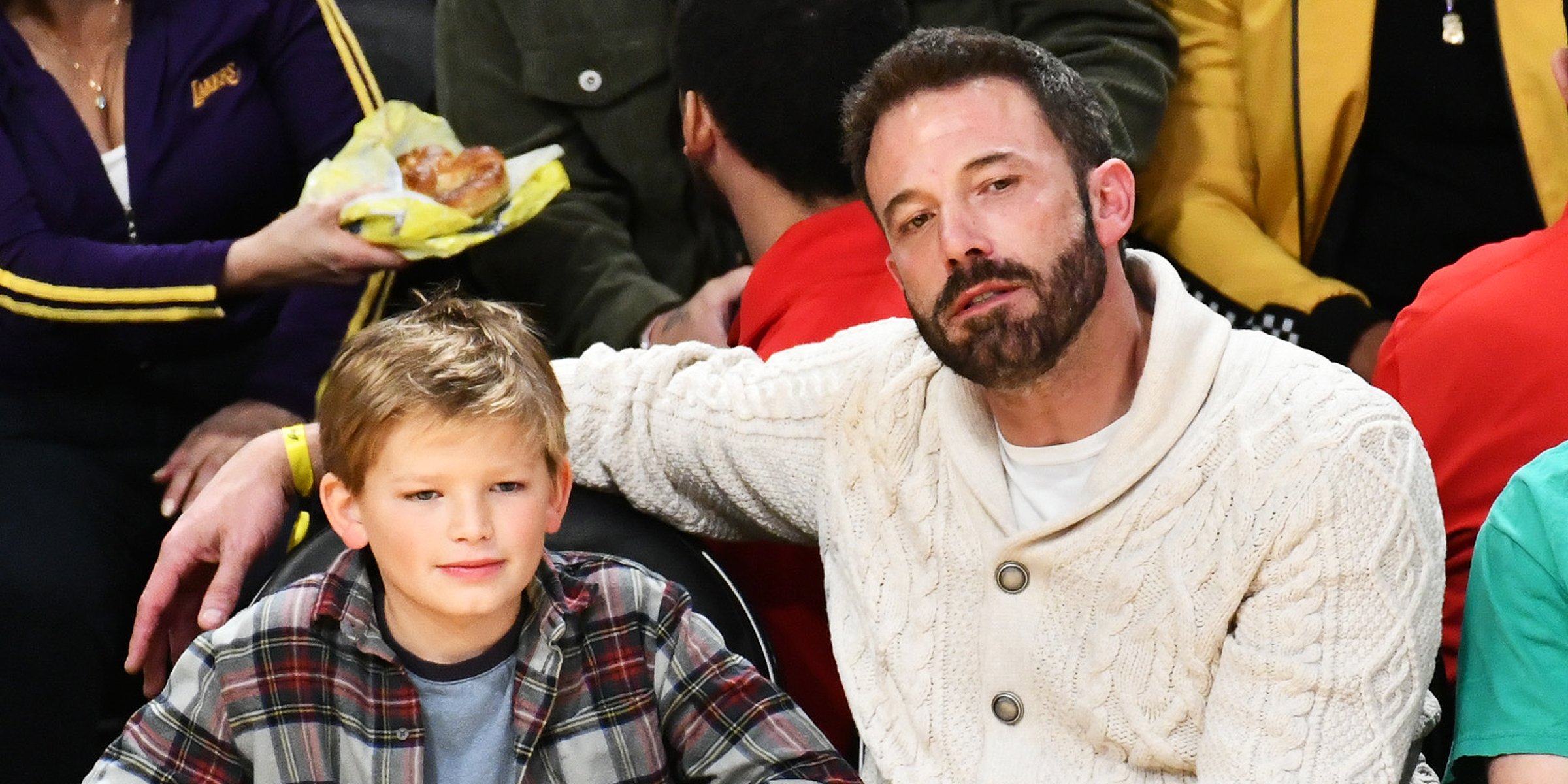 Ben Affleck and his son Samuel Affleck. | Source: Getty Images