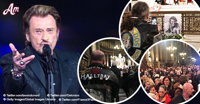 Faites du bruit pour Johnny': les fans ont transformé la messe en un concert mémorable pour Johnny Hallyday