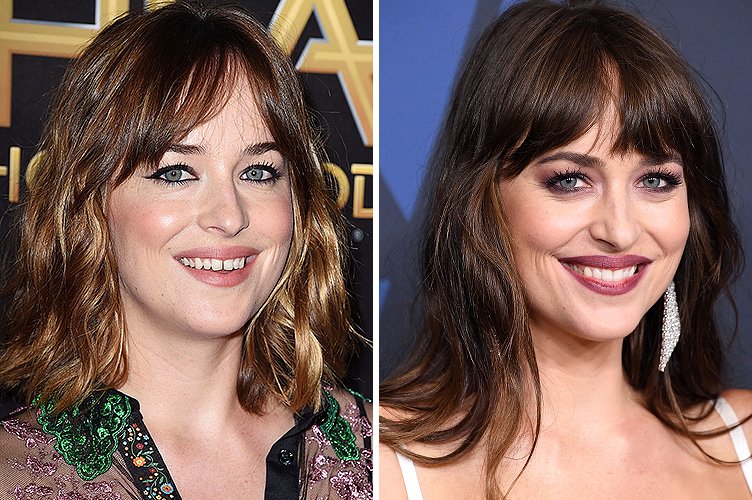Dakota Johnson avant et après. ǀ Source : Getty Images