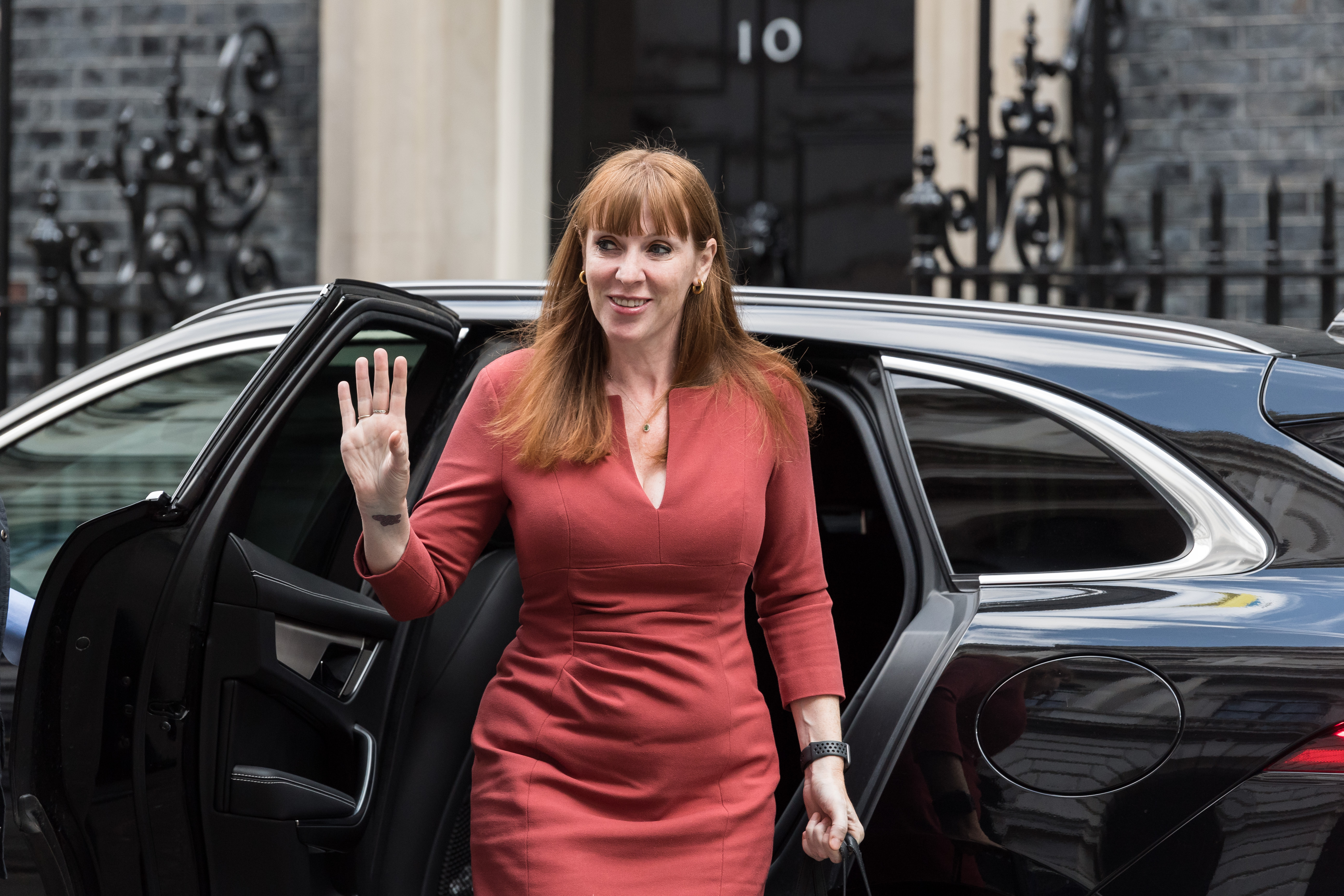 Angela Rayner arrives in Downing Street to attend the weekly Cabinet meeting on 15 July 2025 in London, United Kingdom. | Source: Getty Images