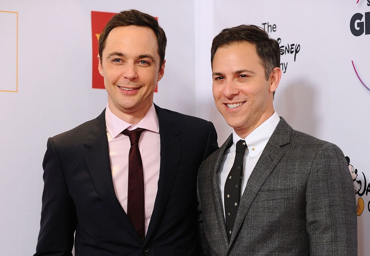  Jim Parsons and Todd Spiewak attend the 2015 GLSEN Respect Awards. | Source: Getty Images