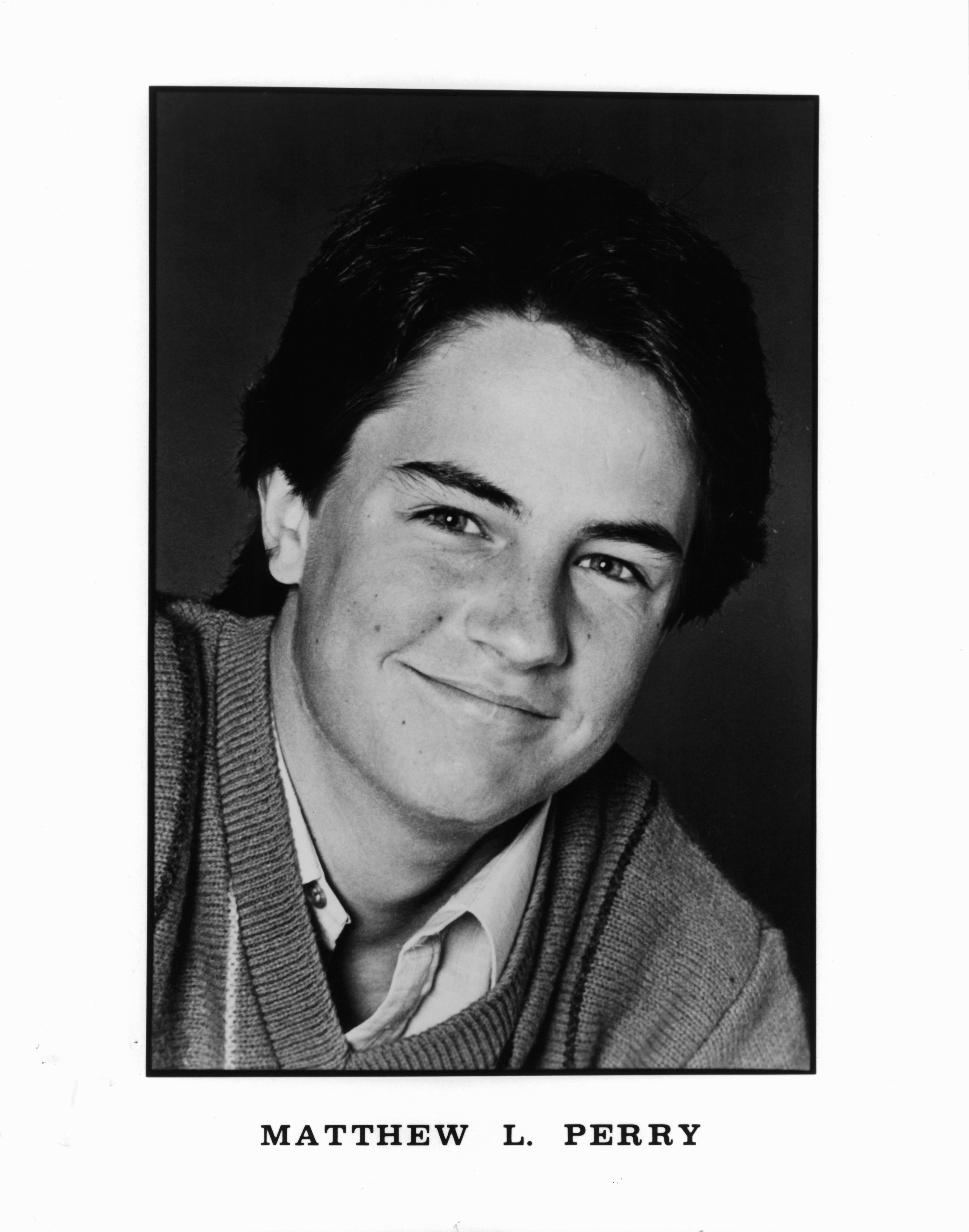 Matthew Perry photographed in 1985 | Source: Getty Images