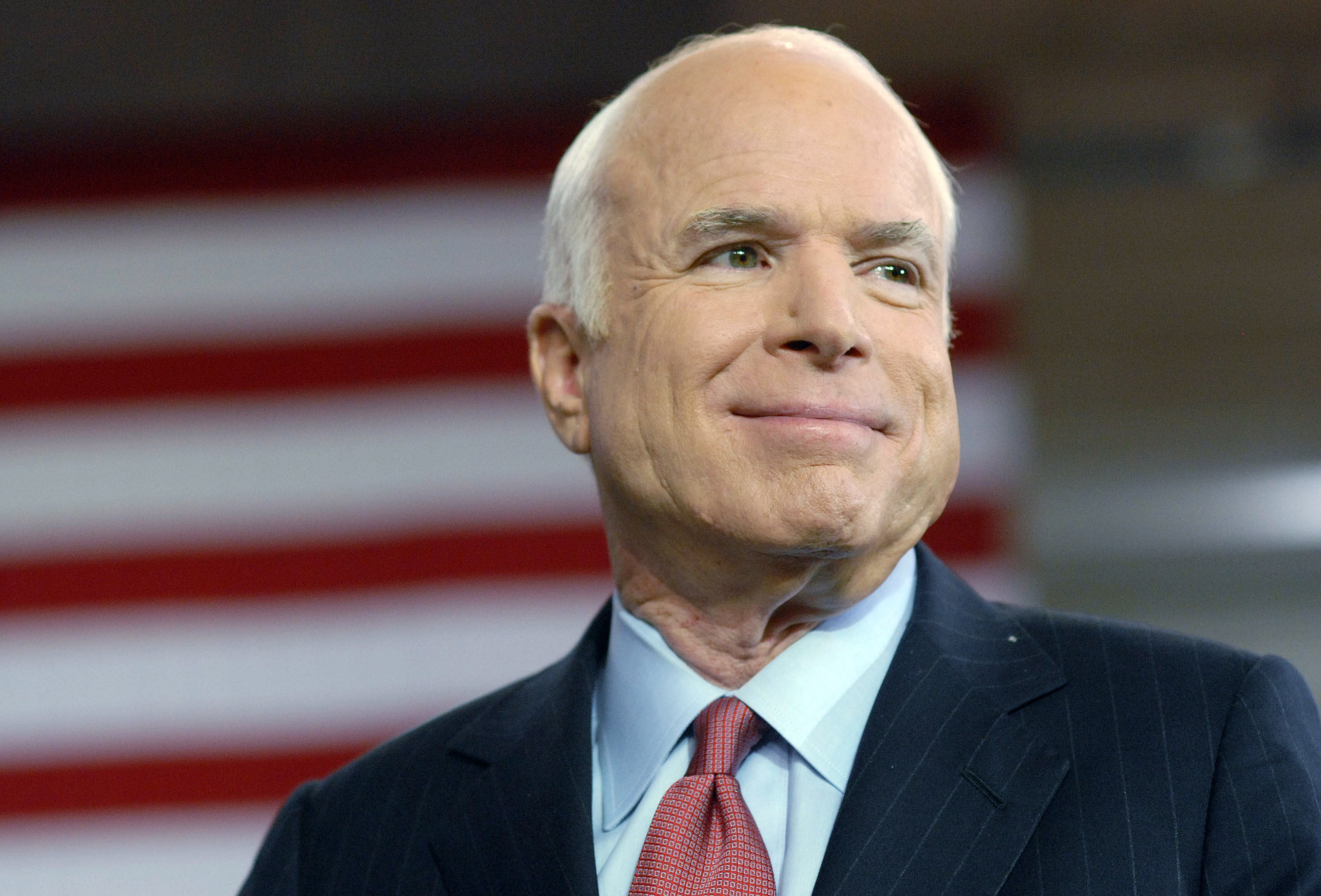 Late Senator John McCain at a Town Hall Meeting in York, Pennsylvania | Photo: Getty Images