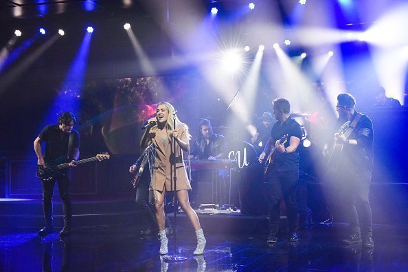 Carrie Underwood during The Late Show with Stephen Colbert. | Photo: Getty Images