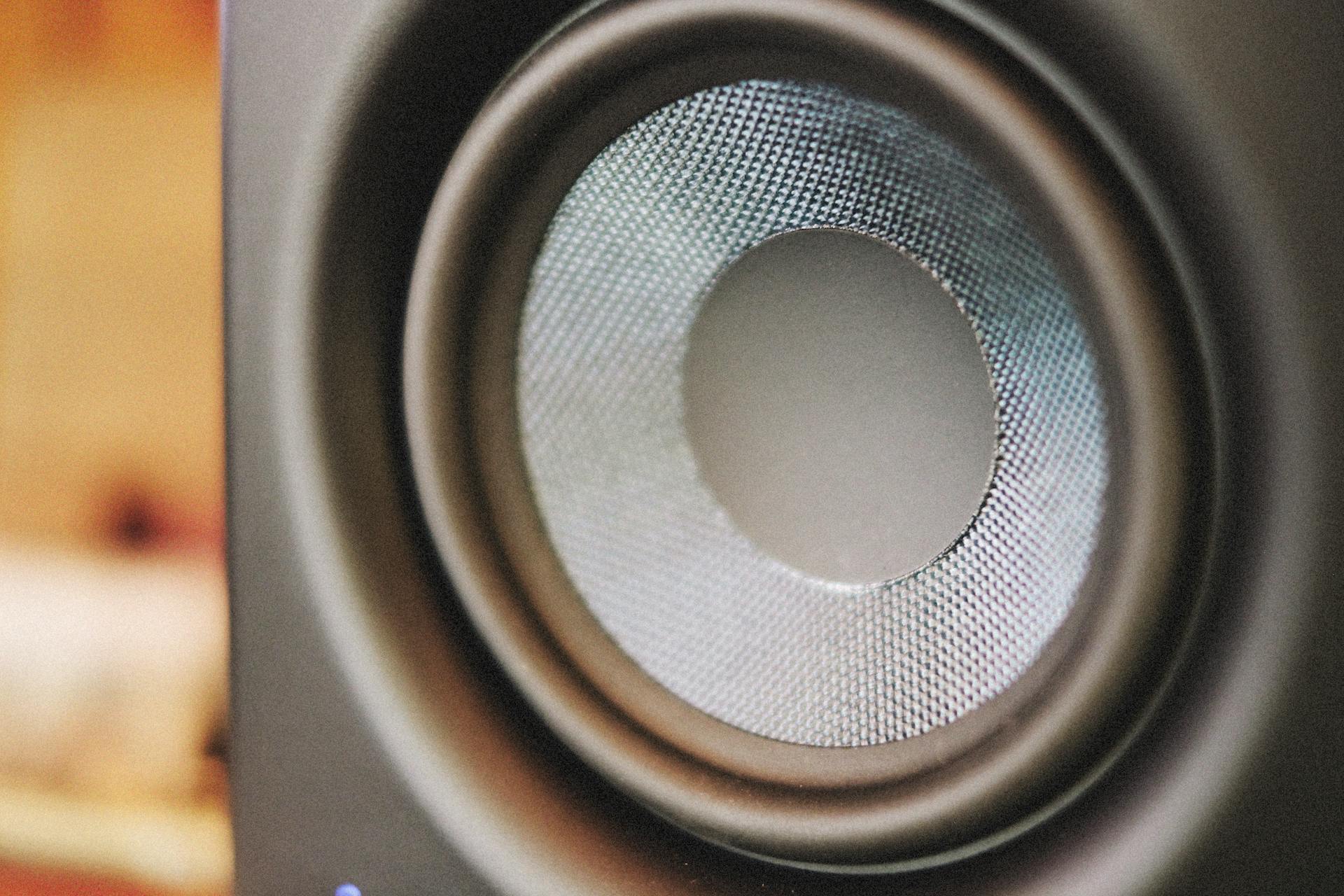 Close up of a speaker | Source: Pexels