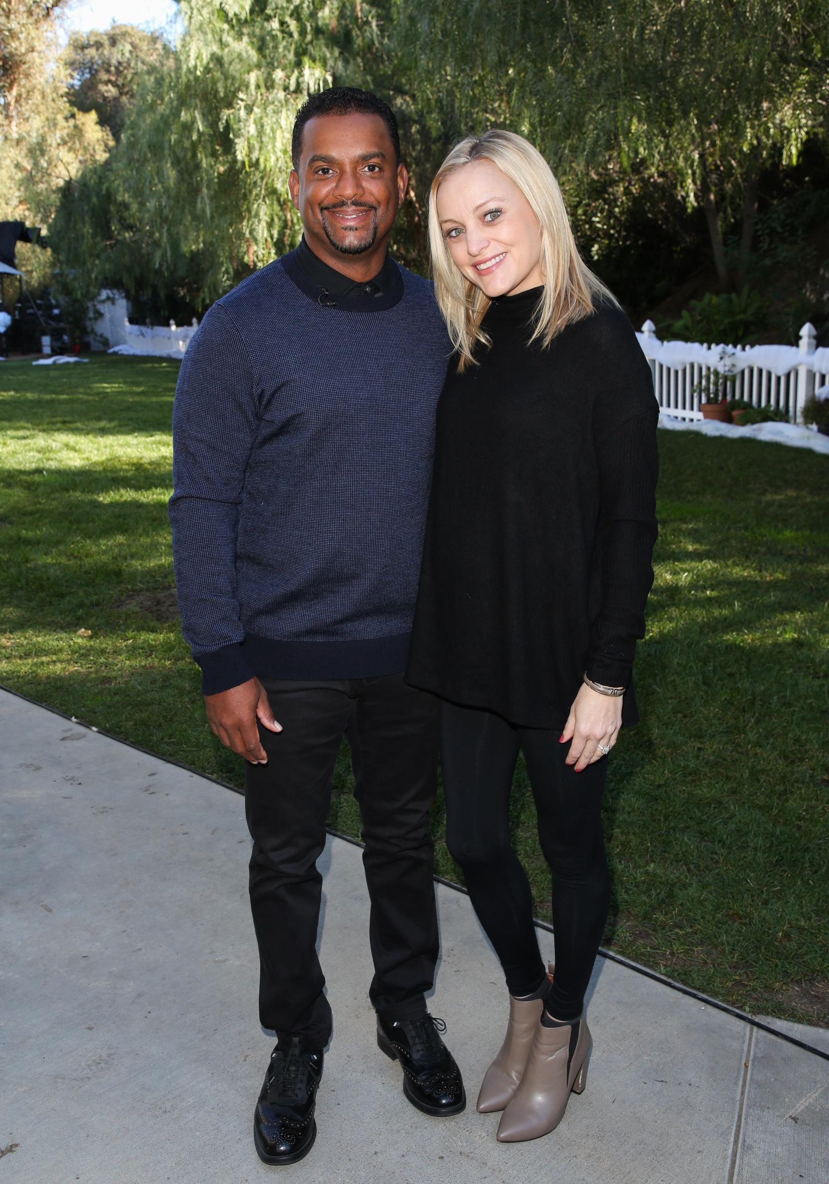 Alfonso Ribeiro and Angela Unkrich visit Hallmark's "Home & Family" on December 15, 2018 | Source: Getty Images