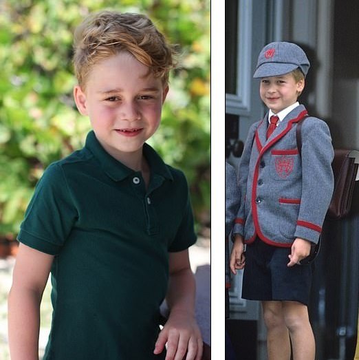 (Left) Prince George before his 6th birthday (Right) Prince William at the age of 7 in 1989 | Photos: Kensington Palace/Duchess Kate and Nils Jorgensen