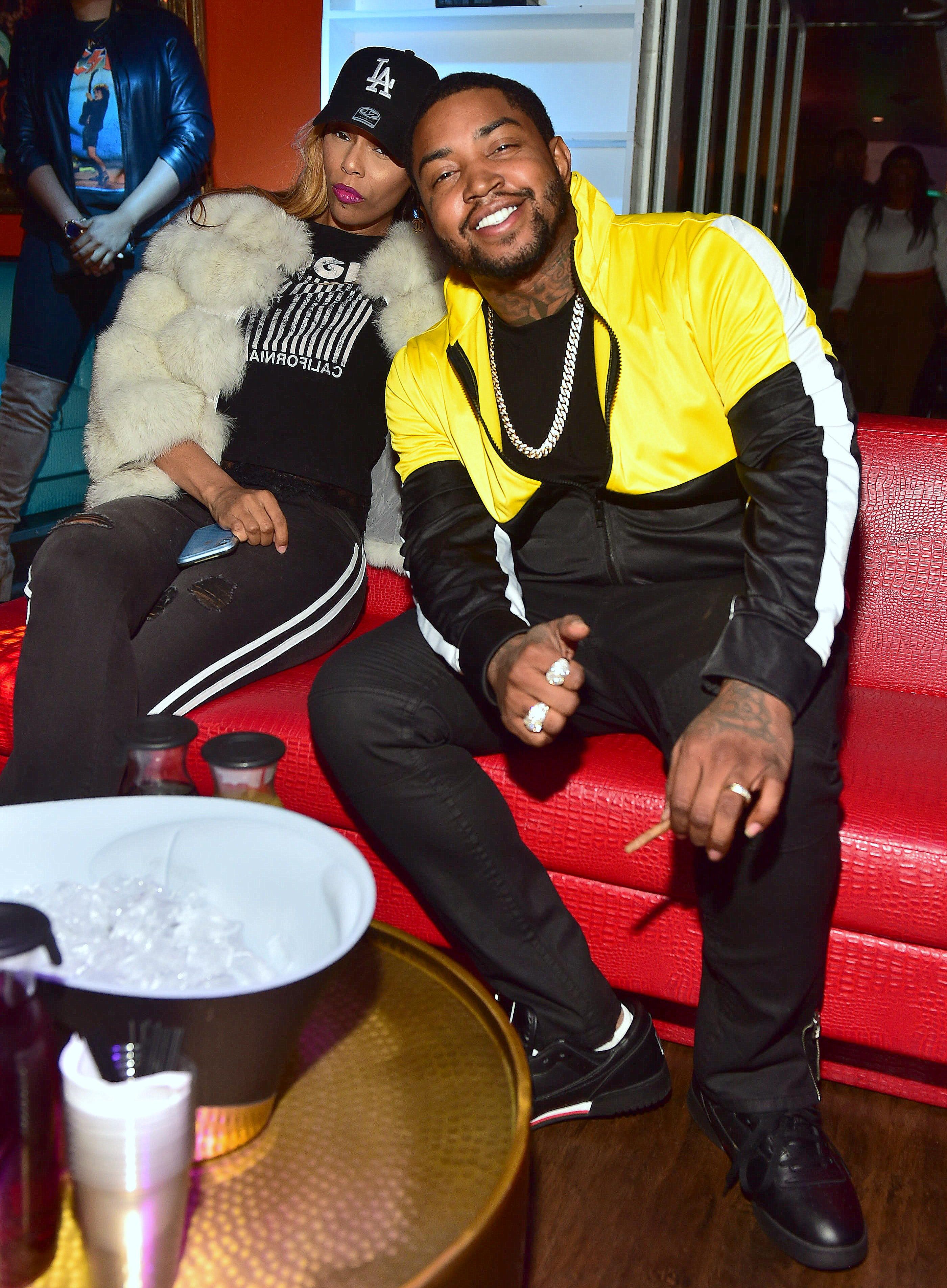 Adiz 'Bambi' Benson and Lil Scrappy attend Bambi Birthday Affair Hosted by Lil Scrappy at Oak Atlanta on March 7, 2019 in Atlanta, Georgia. | Source: Getty Images