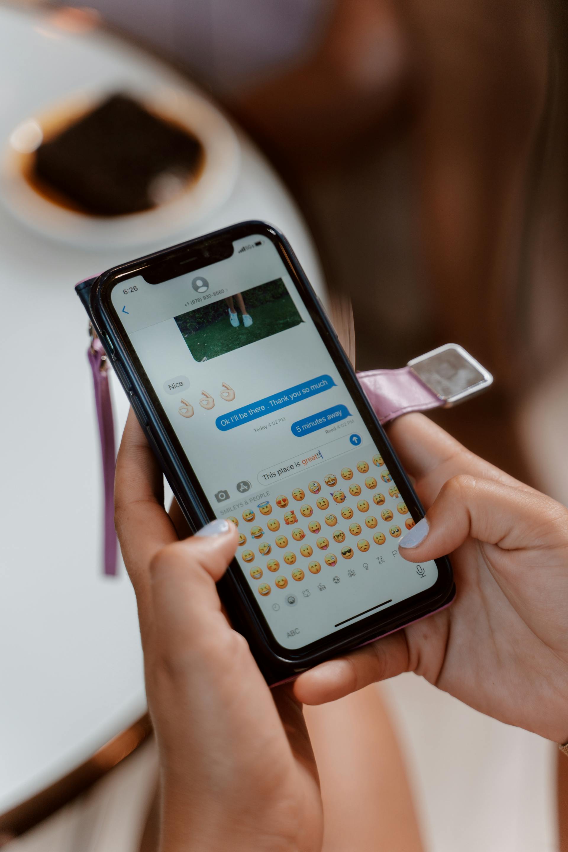 A close-up shot of a person sending text messages | Source: Pexels