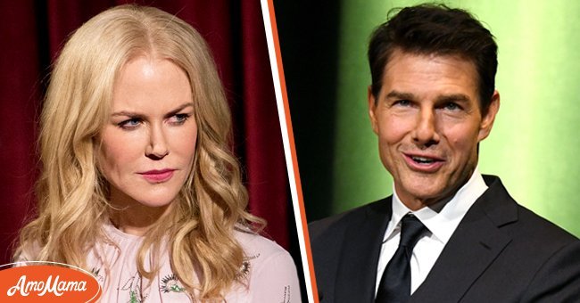 Nicole Kidman lors de l'Academy of Motion Picture Arts & Sciences le 21 octobre 2017 à New York, et Tom Cruise lors de la 10e cérémonie annuelle des Lumiere Awards le 30 janvier 2019 à Burbank. | Source : Lars Niki et Michael Kovac/Getty Images